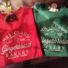 Embroidered XMAS Ginger Bakery embroidered Christmas Sweatshirt Embroidered Shirt