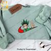 Gon Anime Embroidered Sweatshirt Hunter Anime Brand Embroidered Sweatshirt Anime Gift Vintage Embroidered Sweatshirt