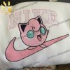 Jigglypuff Drip Embroidered Shirt Crewneck Pokemon Embroidered Hoodie Cartoon Crewneck Vintage shirt Embroidery Hoodie