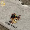 Juice WRLD Embroidered Crewneck Sweatshirt Tribute Hoodie with 999 cuff Sweatshirt Rapper Hoodie Hip Hop Style Rapper Art Hoodie