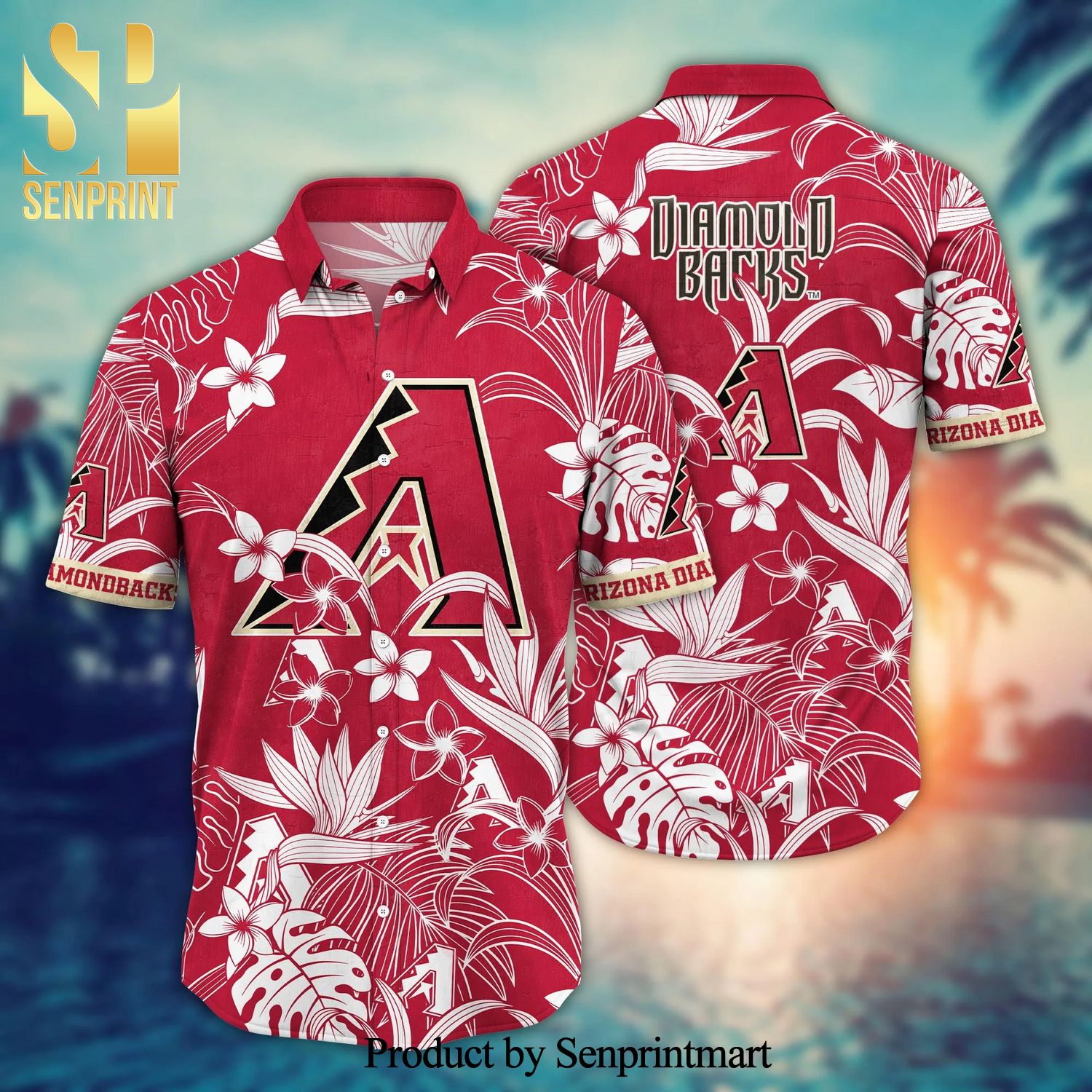 Arizona Diamondbacks MLB For Sports Fan Tropical Hawaiian Style Shirt