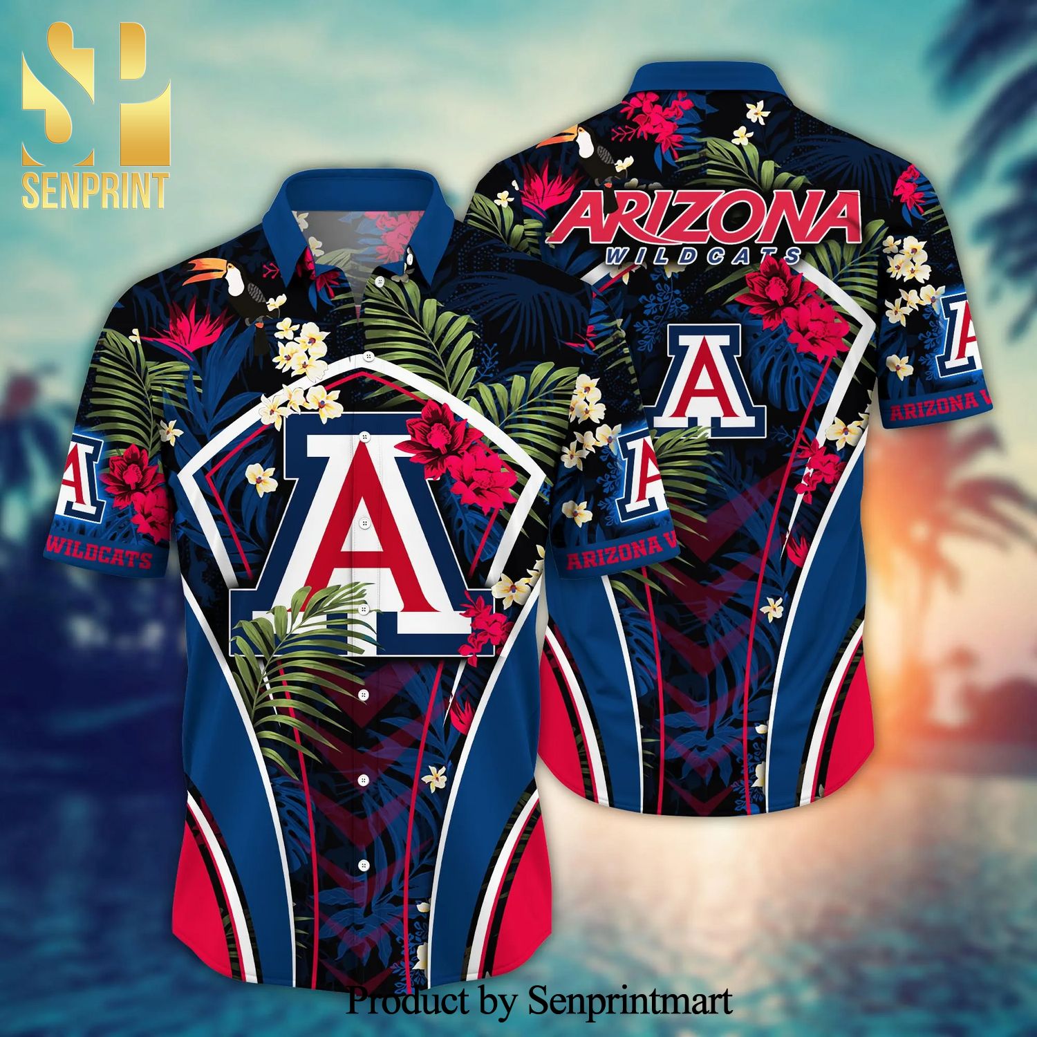 Arizona Wildcats NCAA For Sports Fan Pattern Hawaiian Shirt