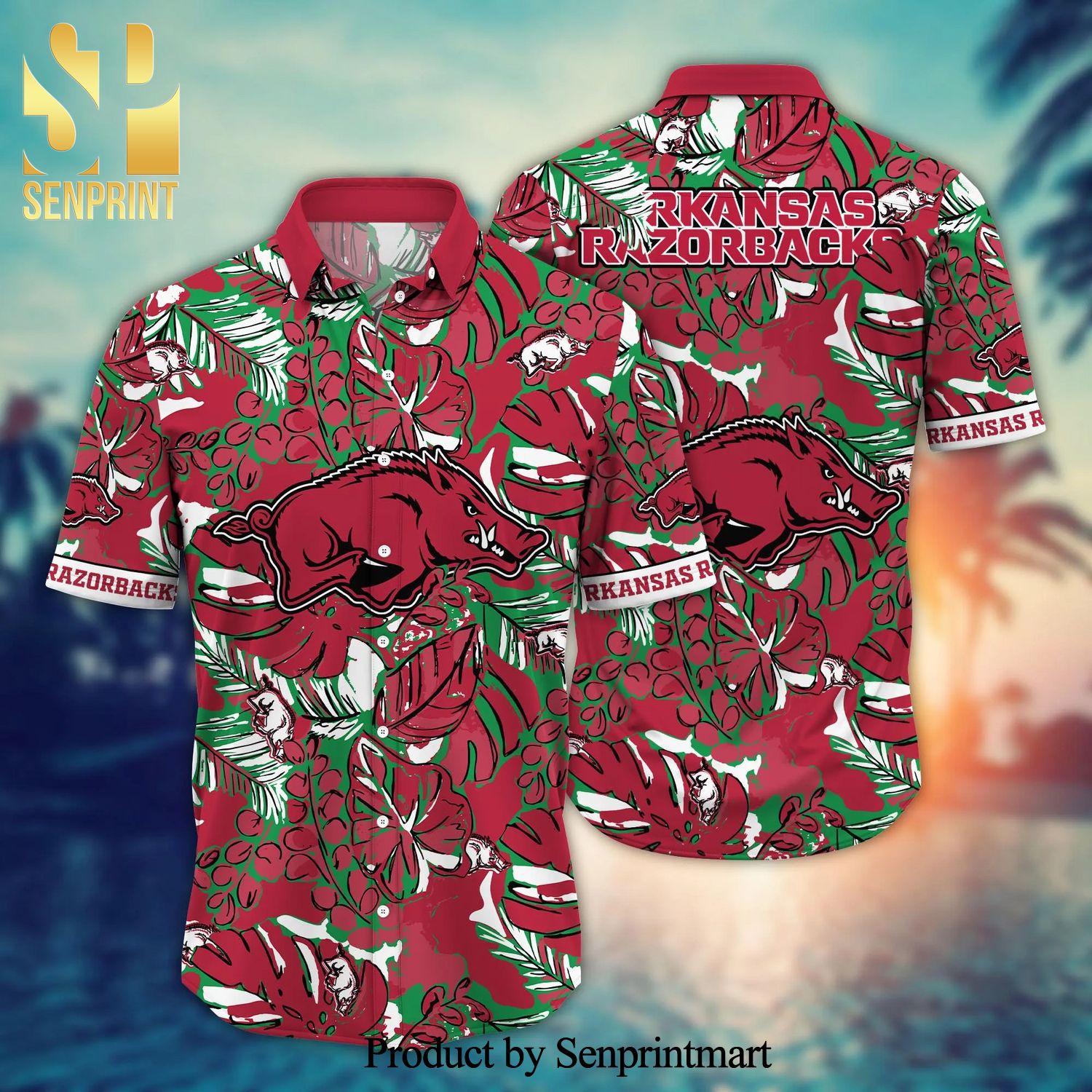 Arkansas Razorbacks NCAA For Sports Fan Tropical Hawaiian Shirt