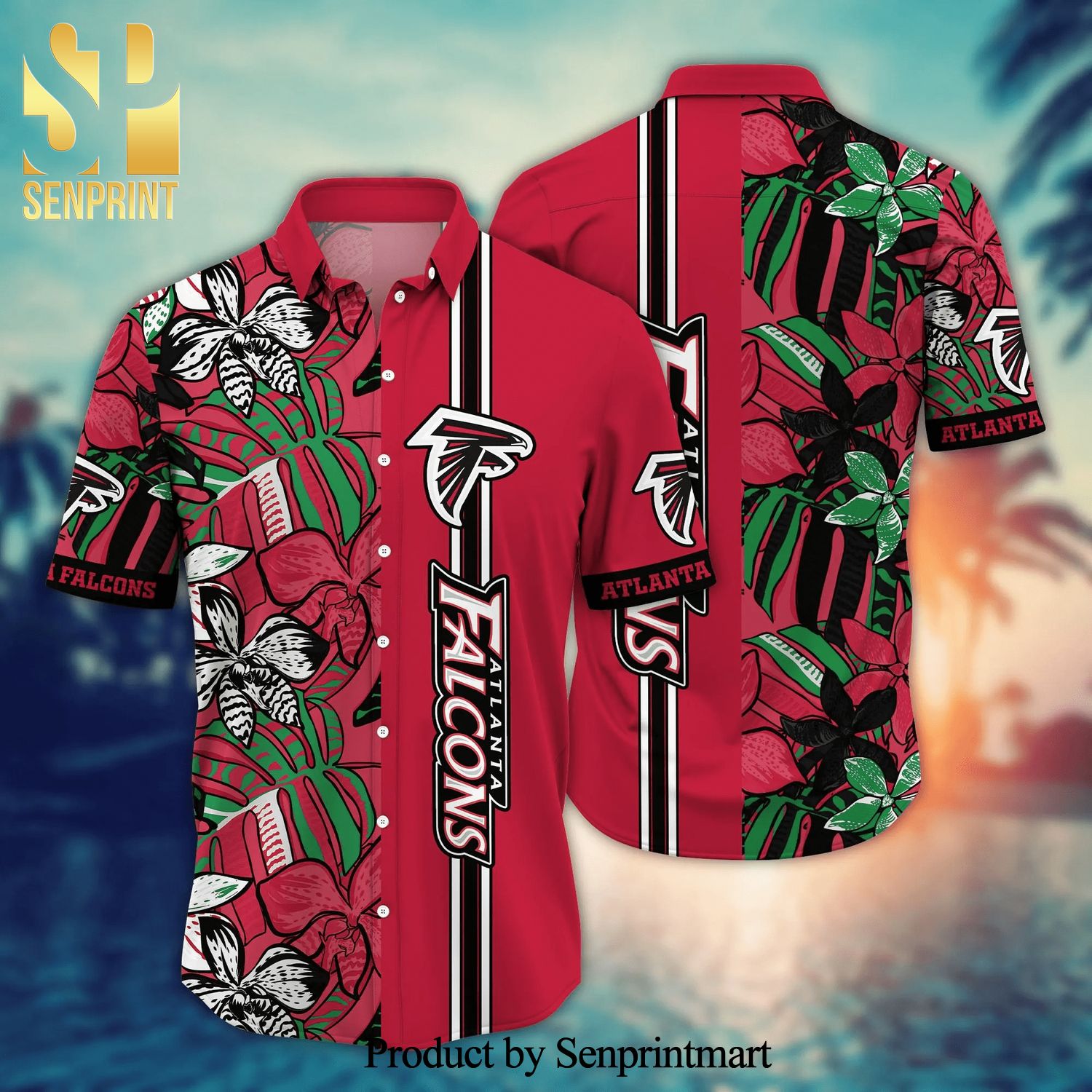 Atlanta Falcons NFL For Sports Fan Aloha Hawaiian Beach Shirt