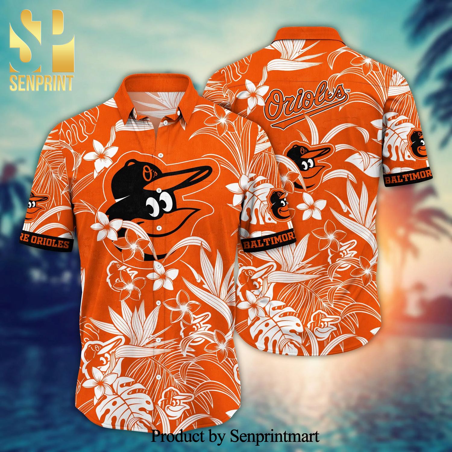 Baltimore Orioles MLB For Sports Fan Aloha Hawaiian Style Shirt