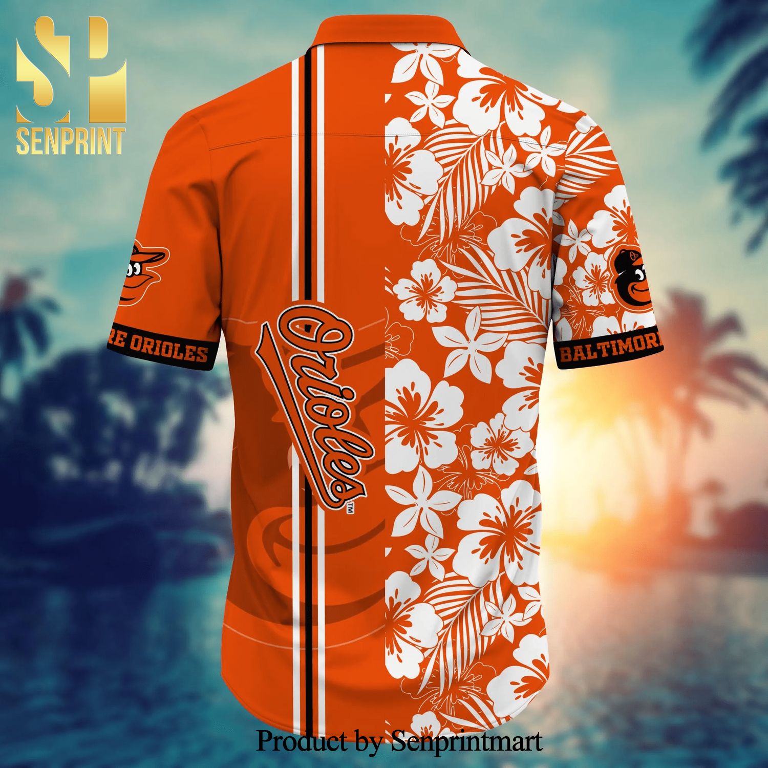 NEW FASHION 2023 Baltimore Orioles Hawaiian Shirt flower summer