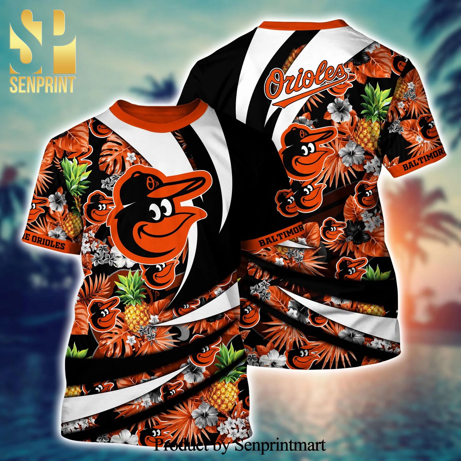 Baltimore Orioles MLB For Sports Fan Pattern Hawaiian Style Shirt -  Senprintmart Store