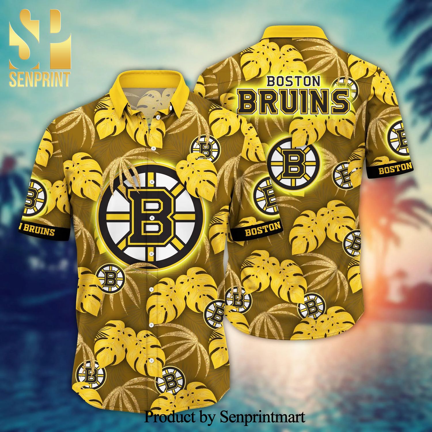 Boston Bruins NHL For Sports Fan Tropical Hawaiian Style Shirt