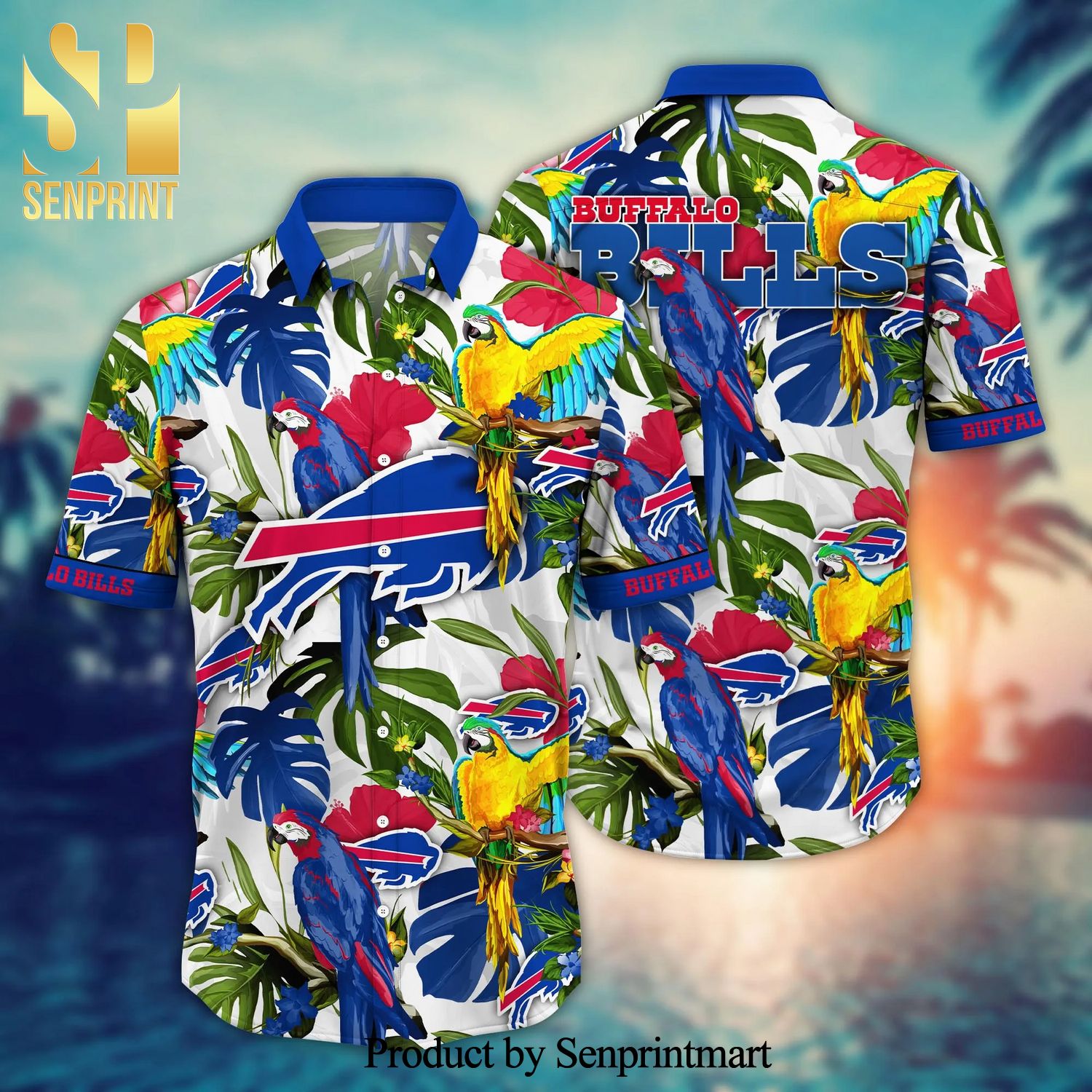Buffalo Bills NFL For Sports Fan All Over Printed Hawaiian Beach Shirt