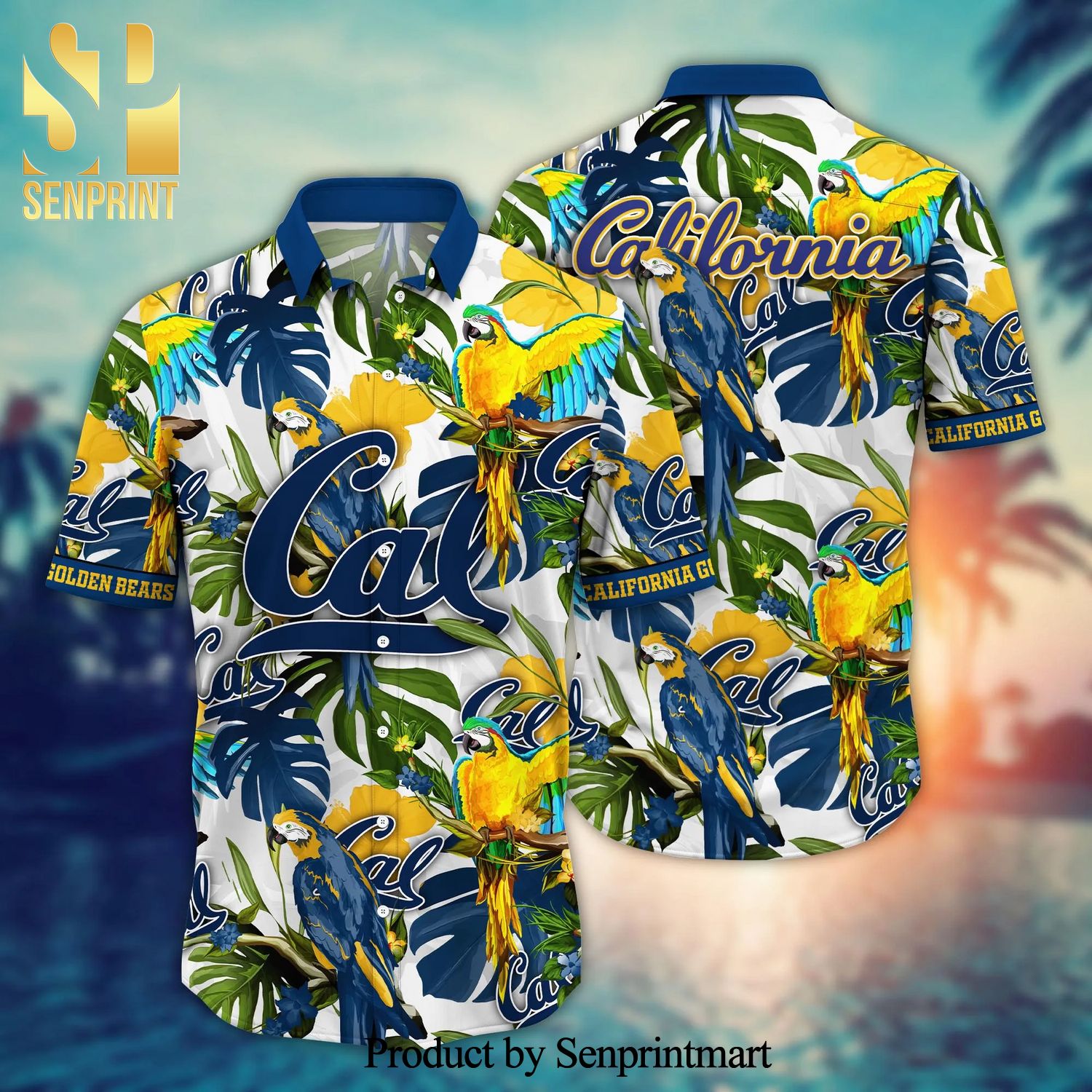 California Golden Bears NCAA For Sports Fan All Over Printed Hawaiian Style Shirt