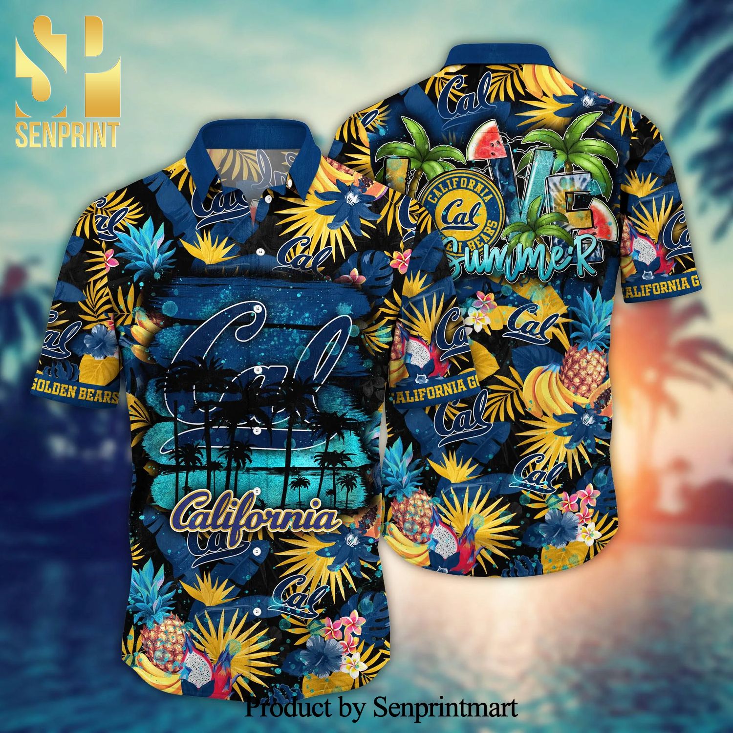 California Golden Bears NCAA For Sports Fan Aloha Hawaiian Style Shirt