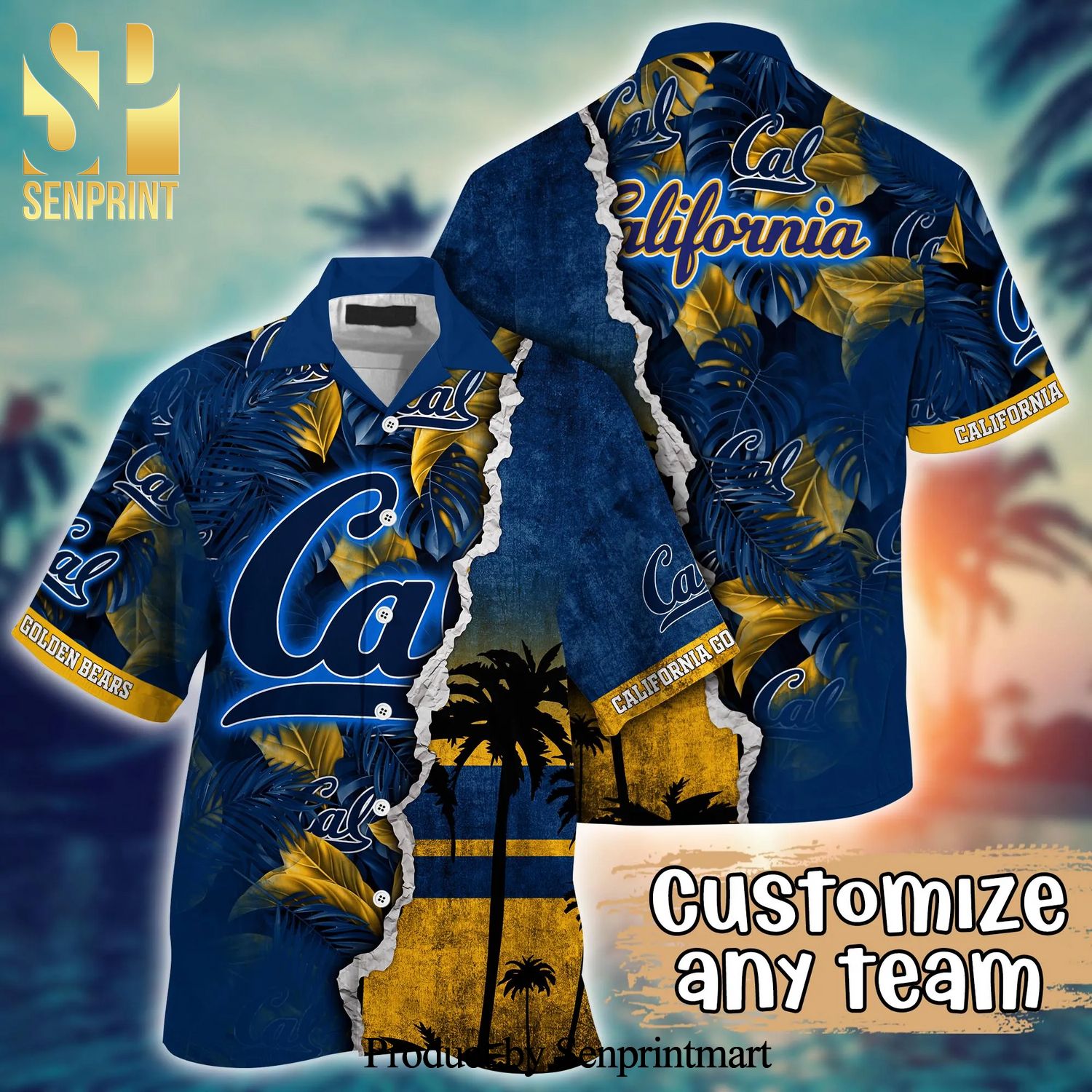 California Golden Bears NCAA For Sports Fan Floral Hawaiian Shirt