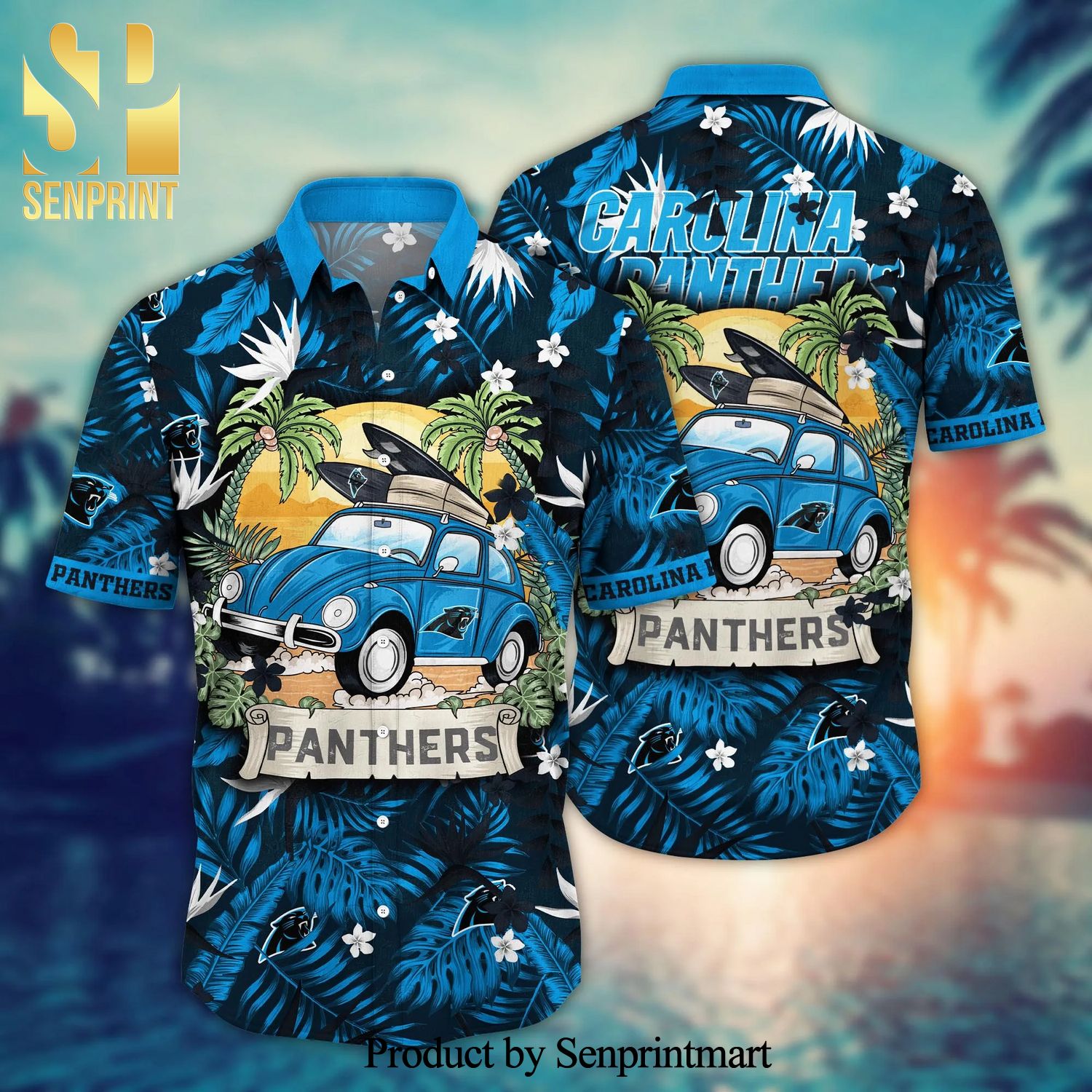 Carolina Panthers NFL For Sports Fan Unisex Hawaiian Style Shirt