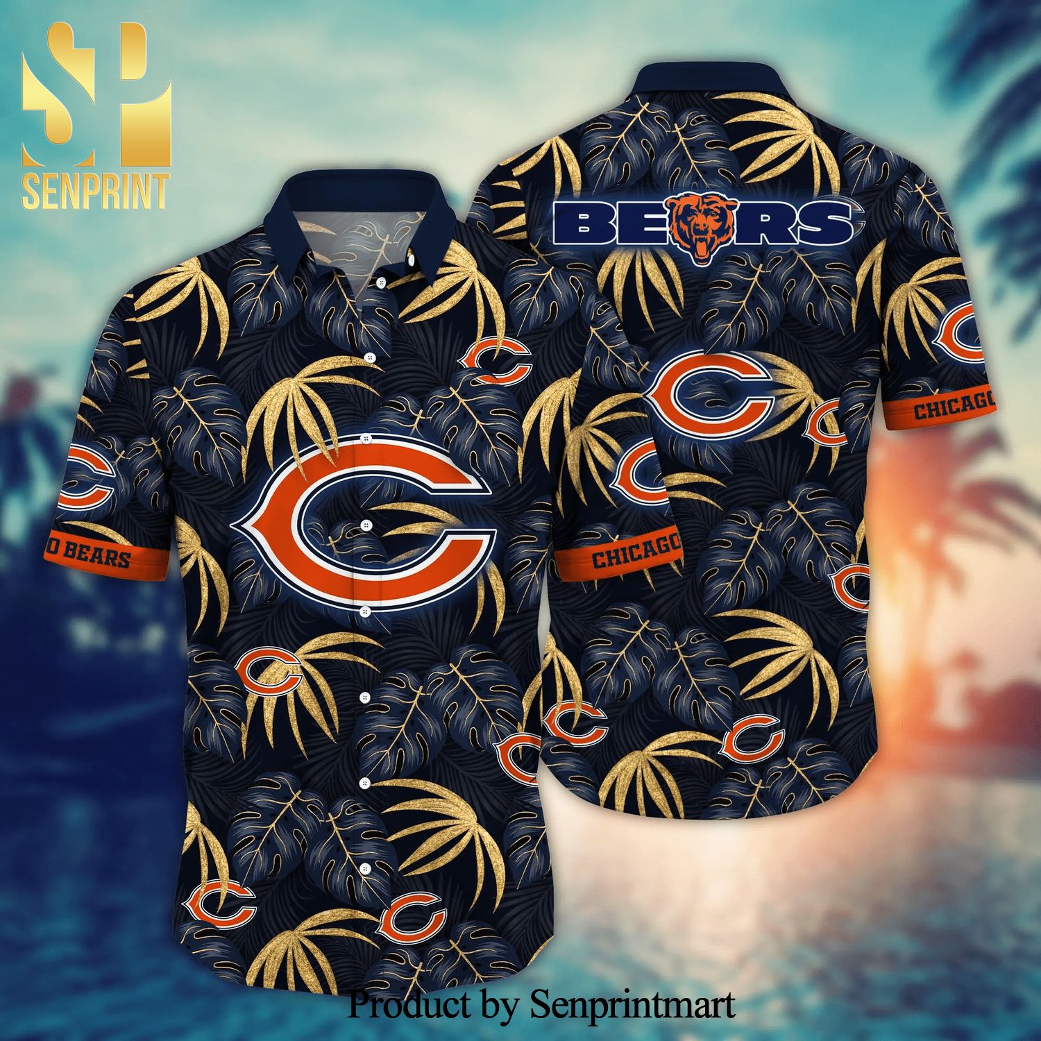 Chicago Bears NFL For Sports Fan 3D Hawaiian Style Shirt
