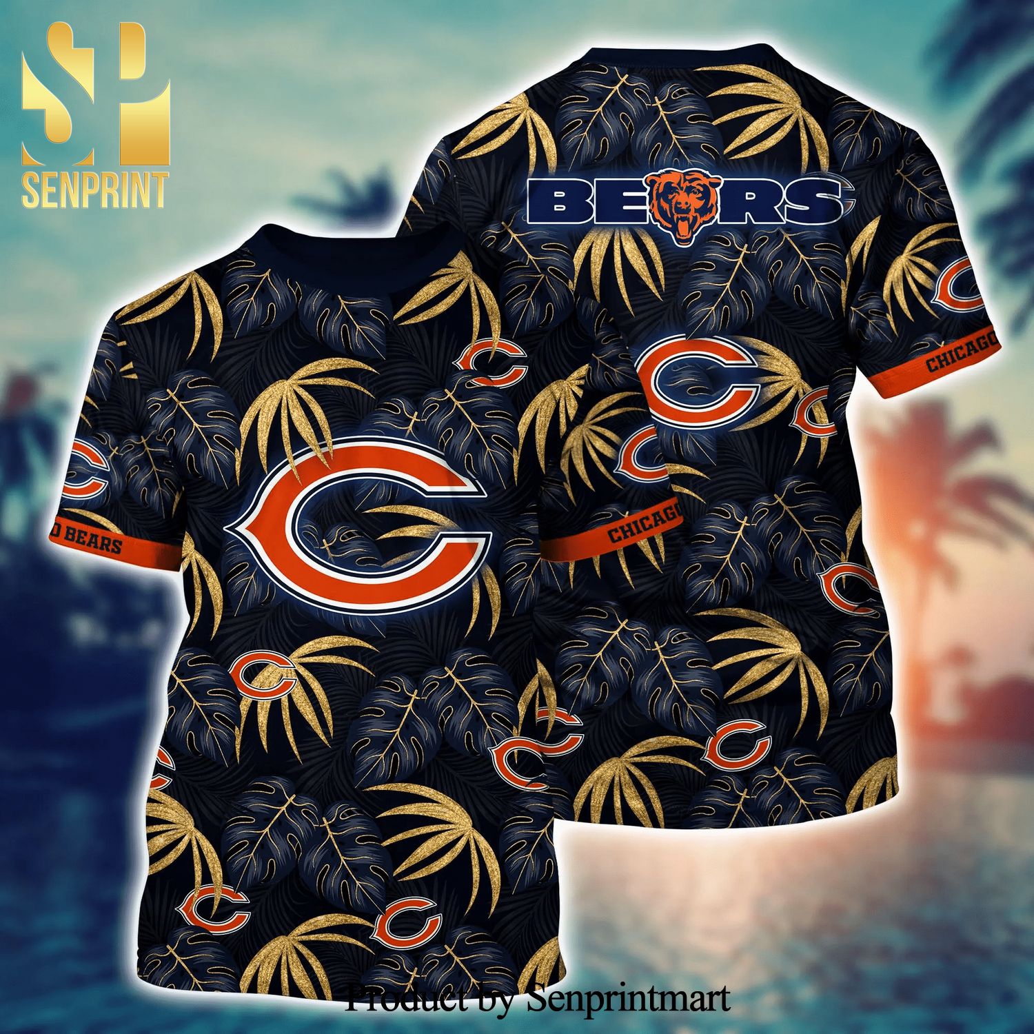 Chicago Bears NFL For Sports Fan Tropical 3D Hawaiian Style Shirt -  Senprintmart Store