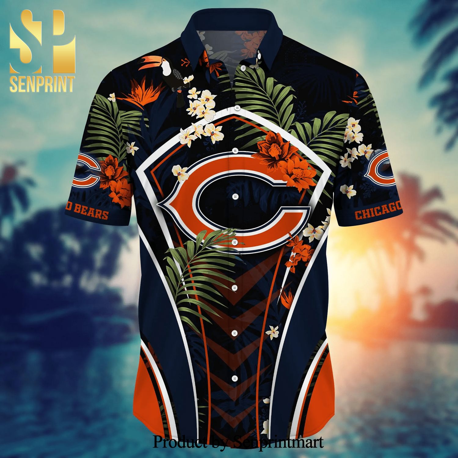 Chicago Bears NFL For Sports Fan 3D Hawaiian Style Shirt - Senprintmart  Store