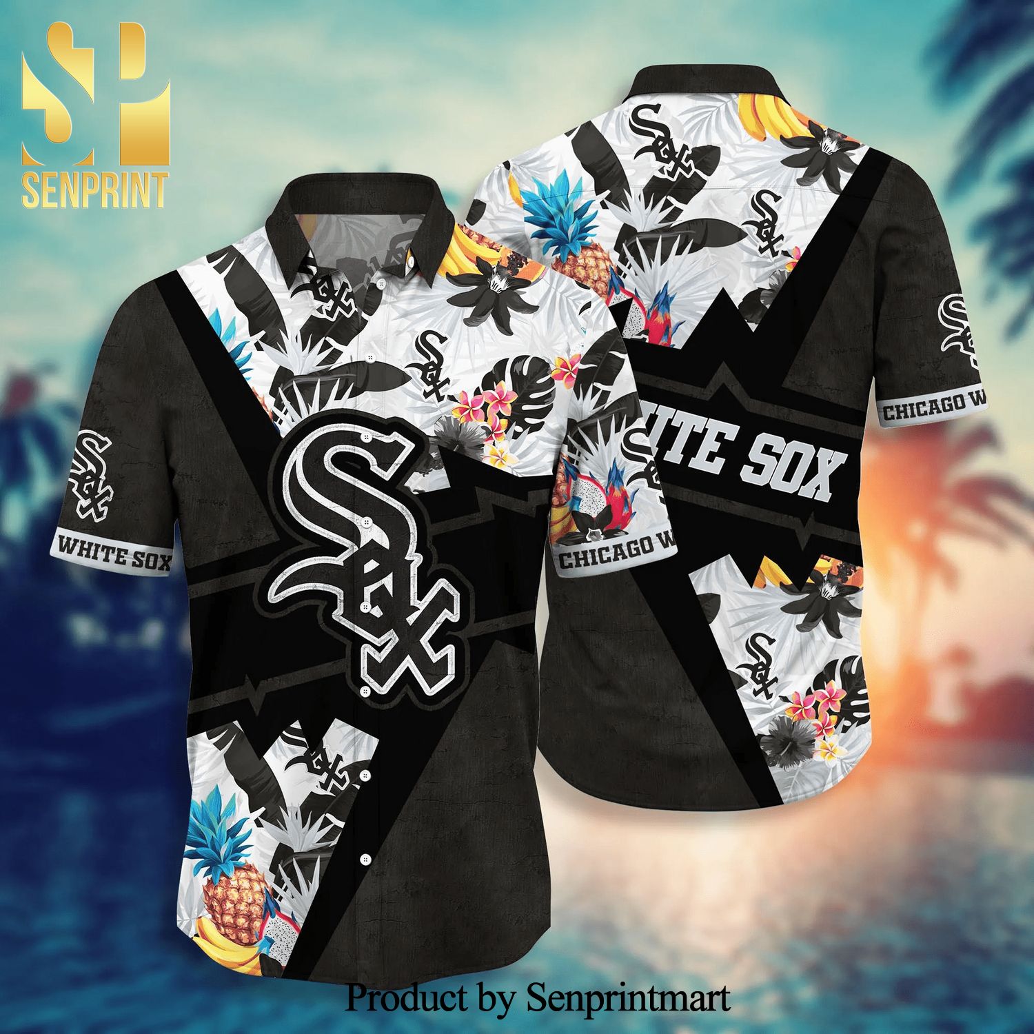 Chicago White Sox MLB For Sports Fan Full Printing Hawaiian Beach Shirt