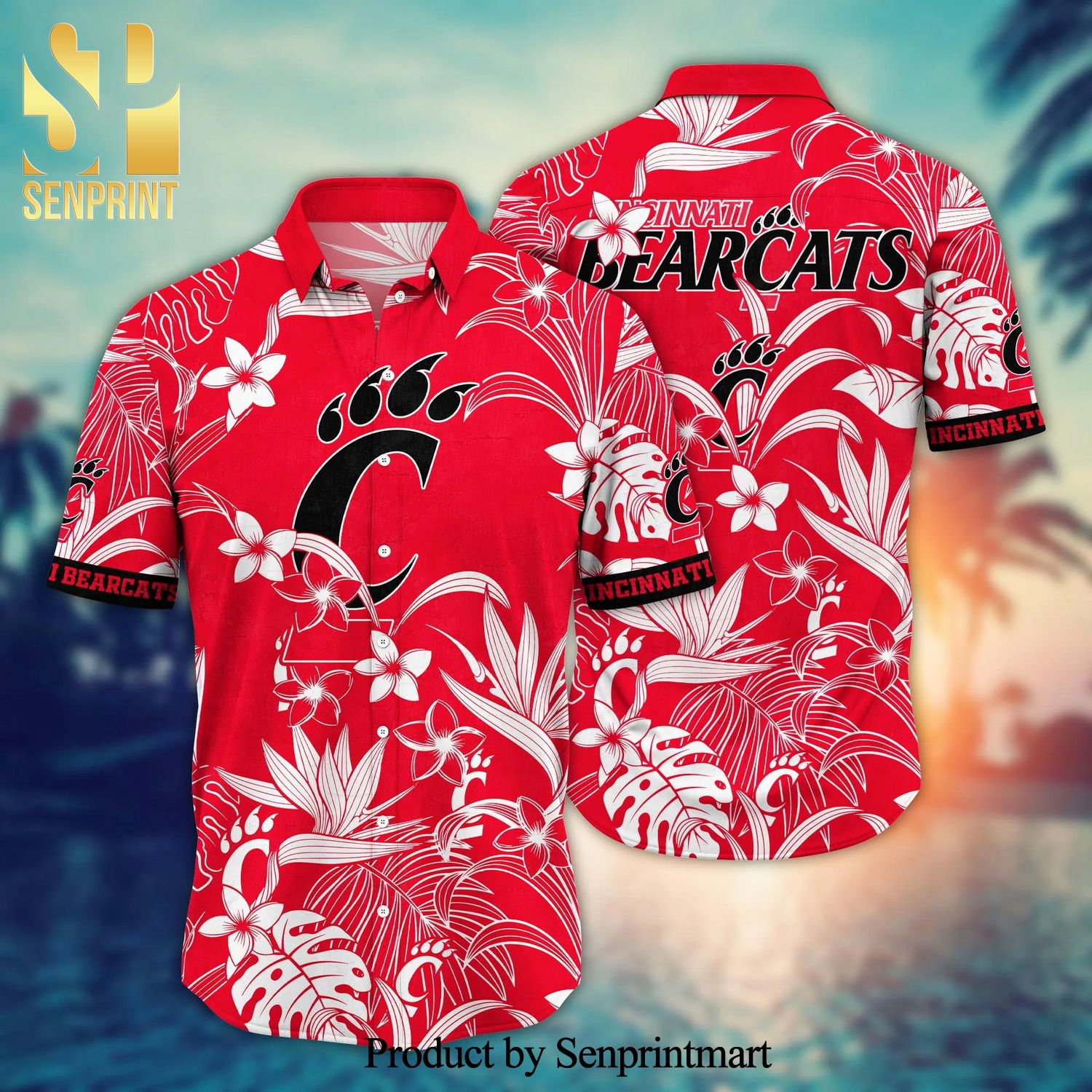 Cincinnati Bearcats NCAA For Sports Fan 3D Hawaiian Style Shirt