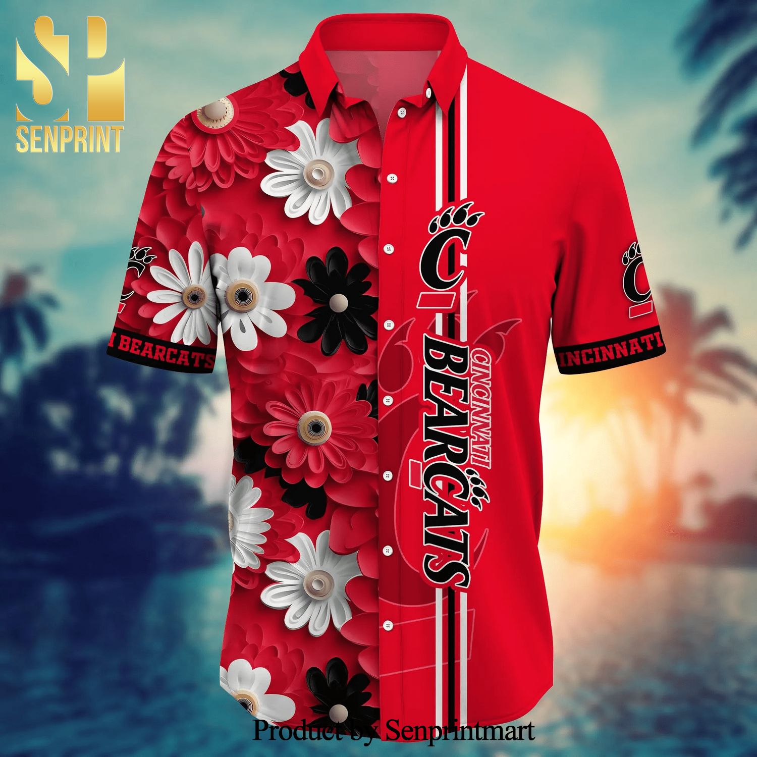 Cincinnati Bearcats NCAA3 Hawaiian Shirt Trending Style For Fans