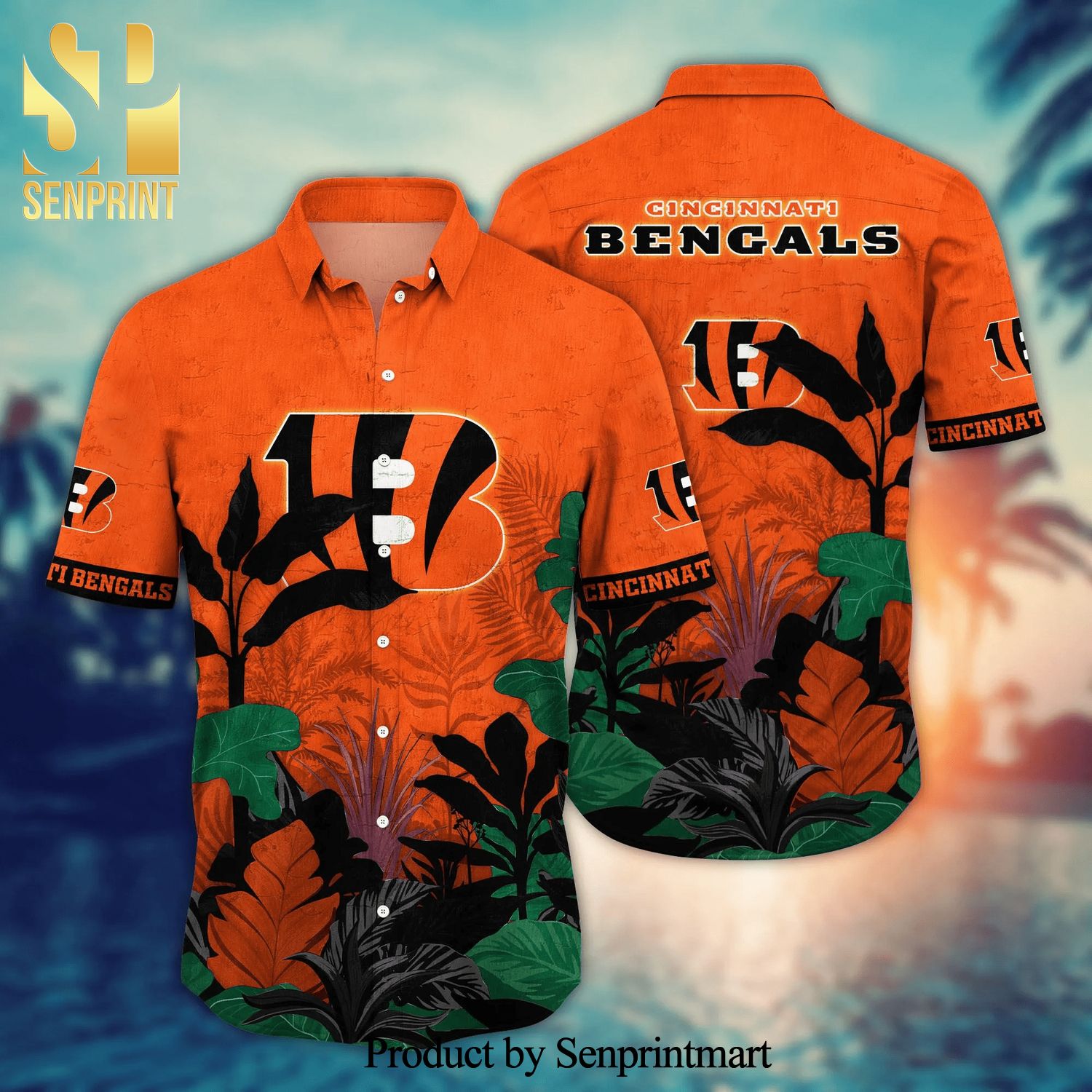 Cincinnati Bengals NFL For Sports Fan Unisex Hawaiian Beach Shirt