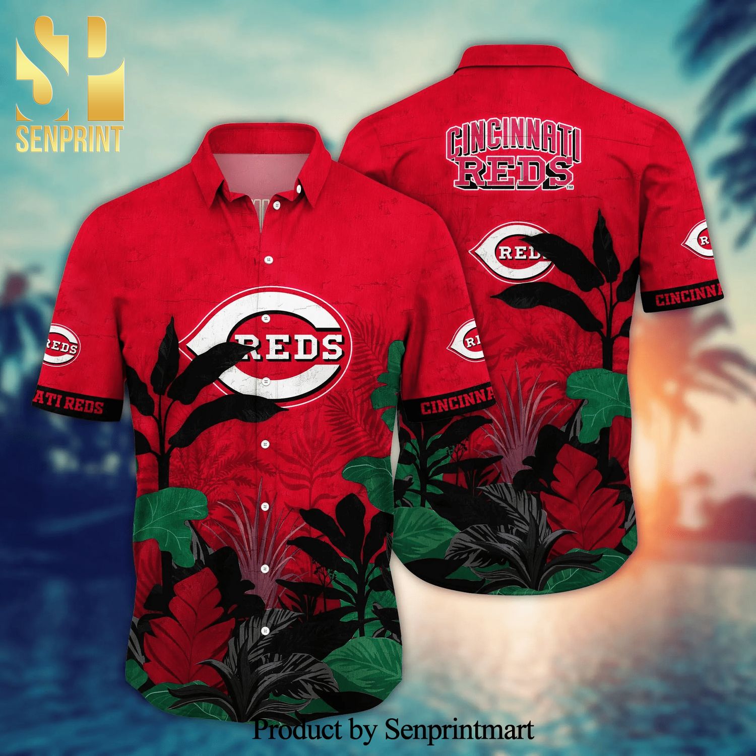 Cincinnati Reds MLB For Sports Fan Aloha Hawaiian Beach Shirt