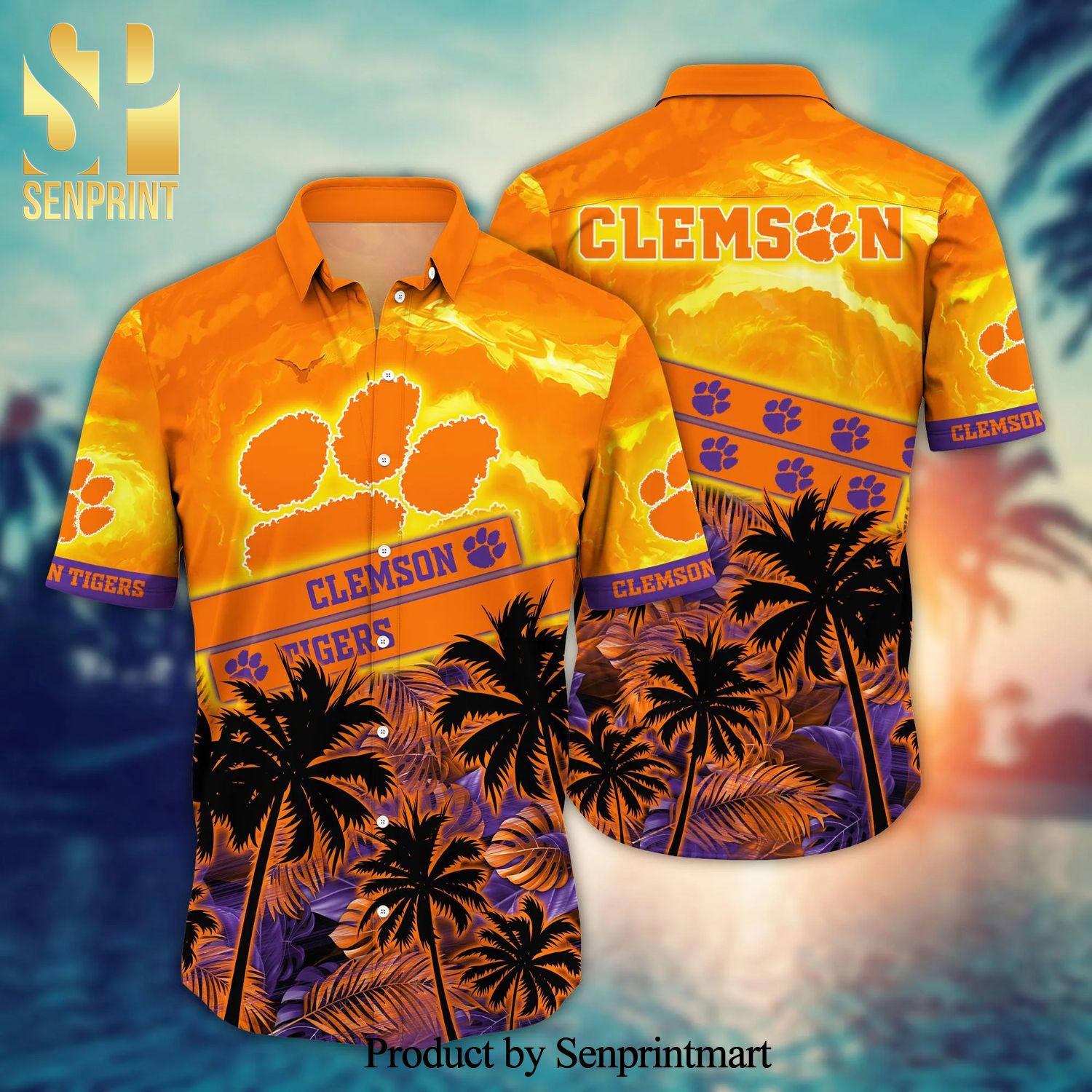 Clemson Tigers NCAA For Sports Fan 3D Hawaiian Style Shirt