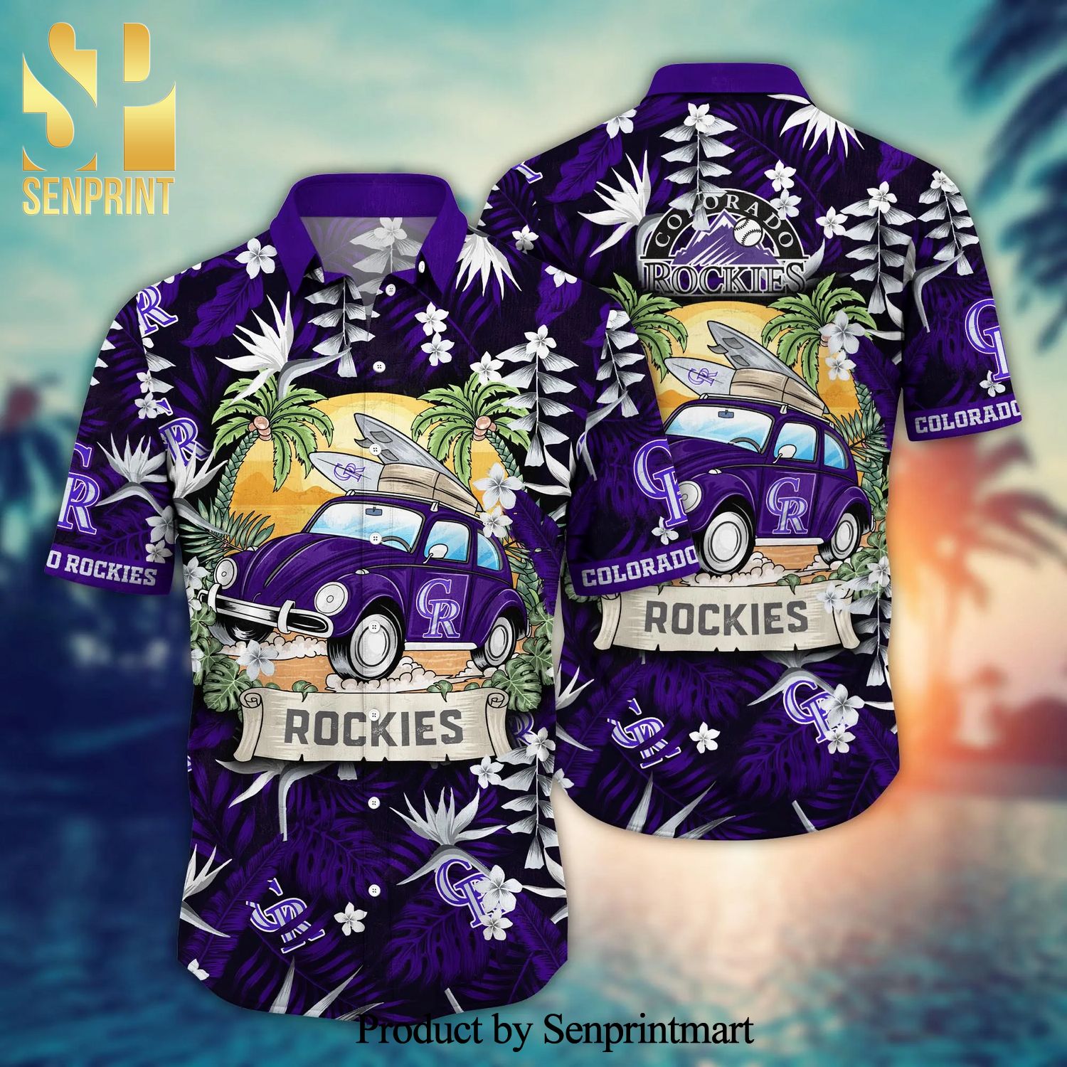 colorado rockies hawaiian shirt