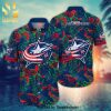 Columbus Blue Jackets NHL For Sports Fan 3D Printed Hawaiian Style Shirt