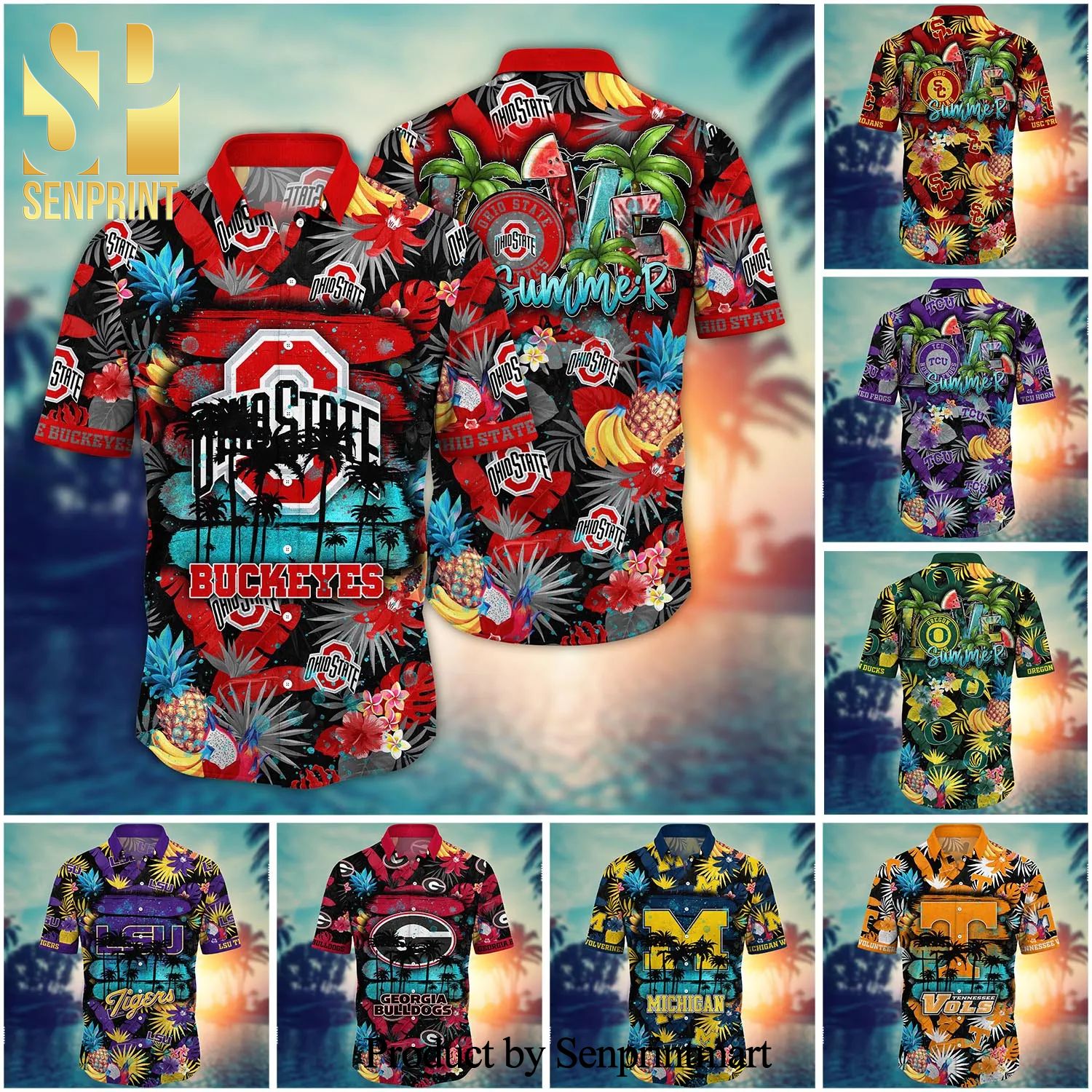 Personalized Atlanta Braves Baseball All Overprint 3D Hawaiian Shirt - T- shirts Low Price