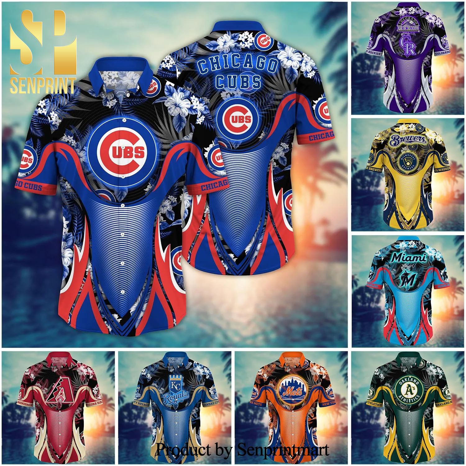 Chicago Cubs MLB Flower Hawaiian Shirt Special Gift For Men And