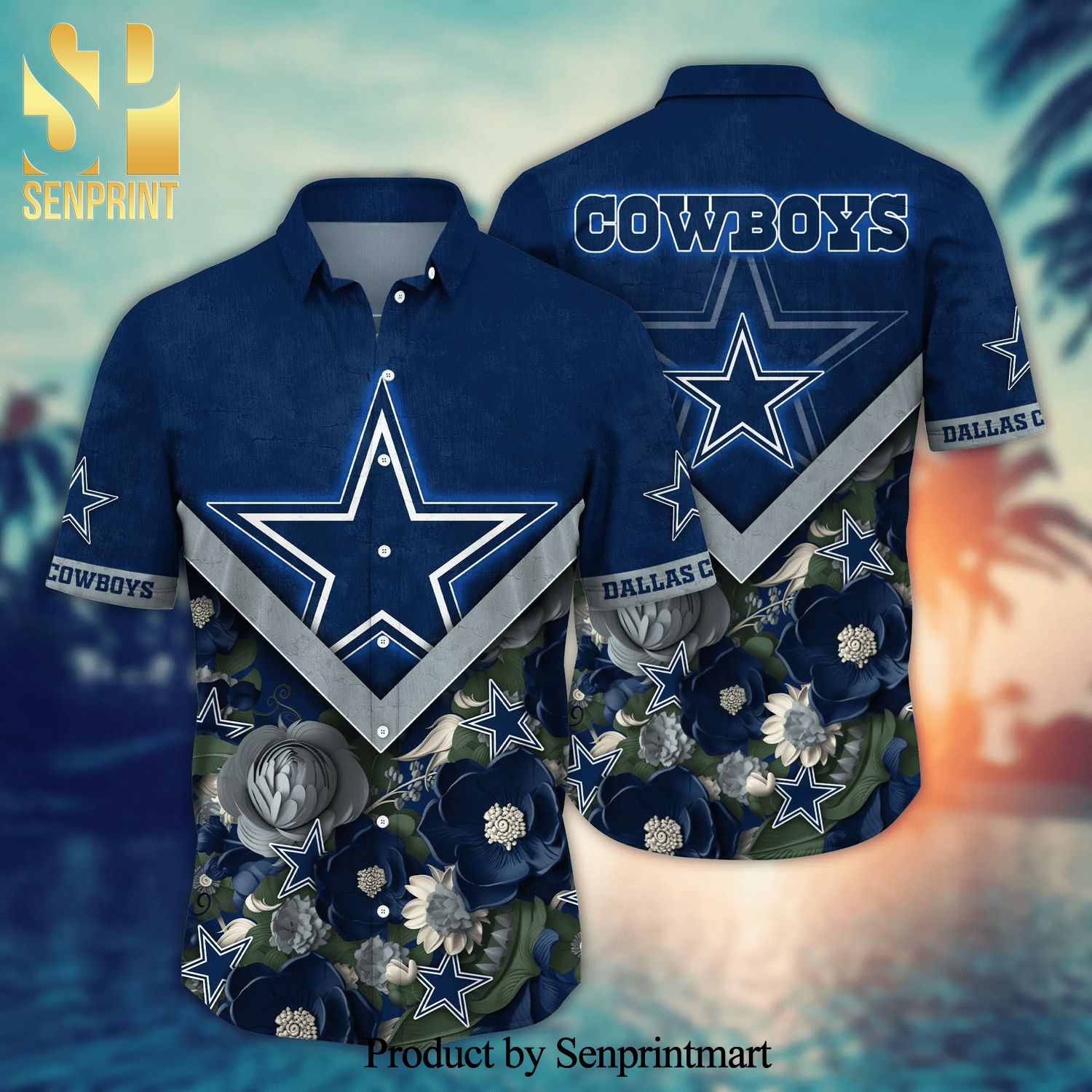 Dallas Cowboys NFL For Sports Fan Aloha Hawaiian Style Shirt
