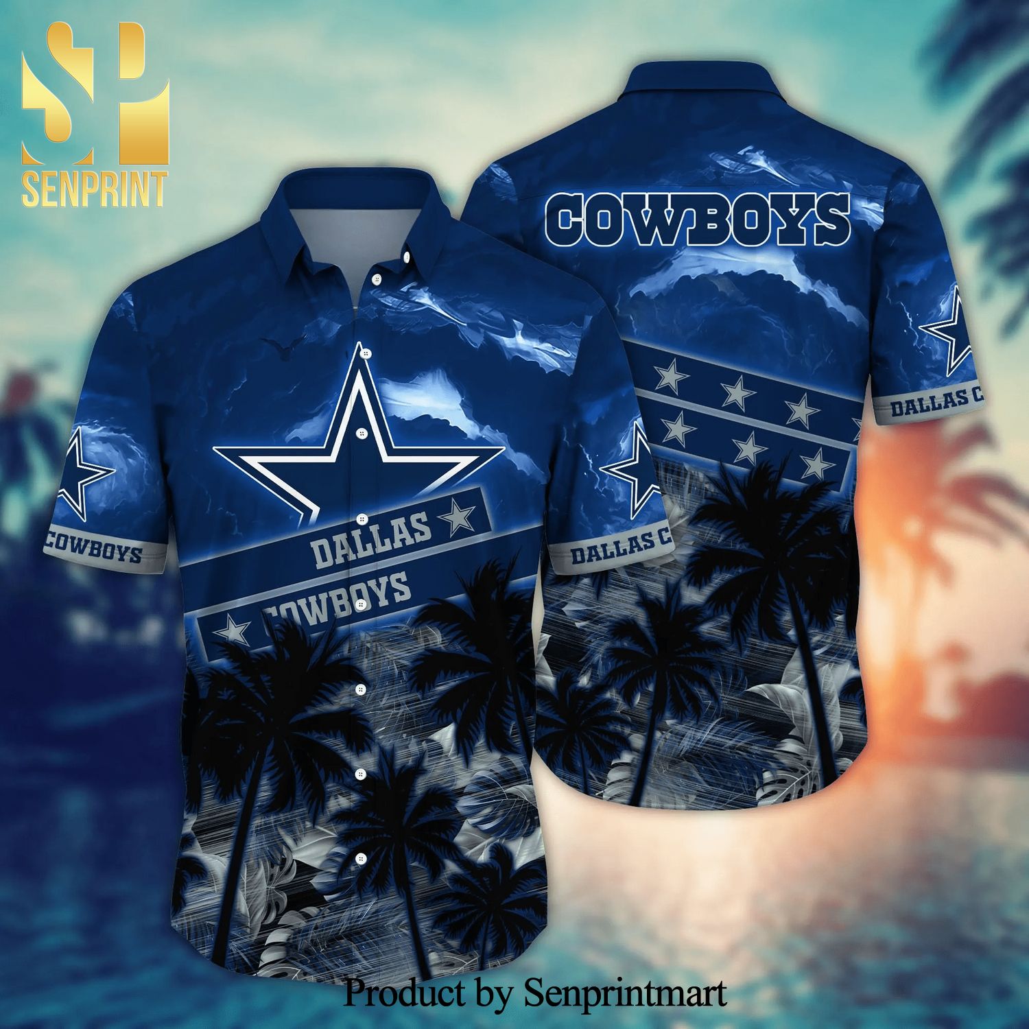 Dallas Cowboys NFL For Sports Fan Vacation Gift Hawaiian Beach Shirt