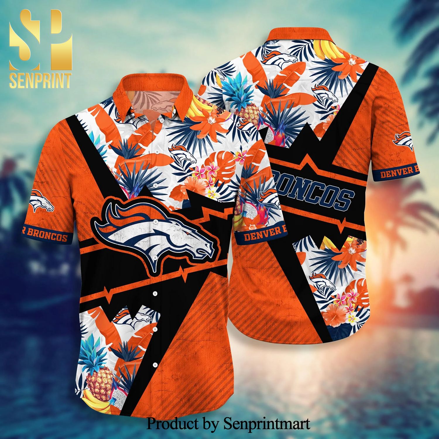 Denver Broncos NFL Flower Hawaiian Shirt Best Gift For Men And Women Fans -  Freedomdesign