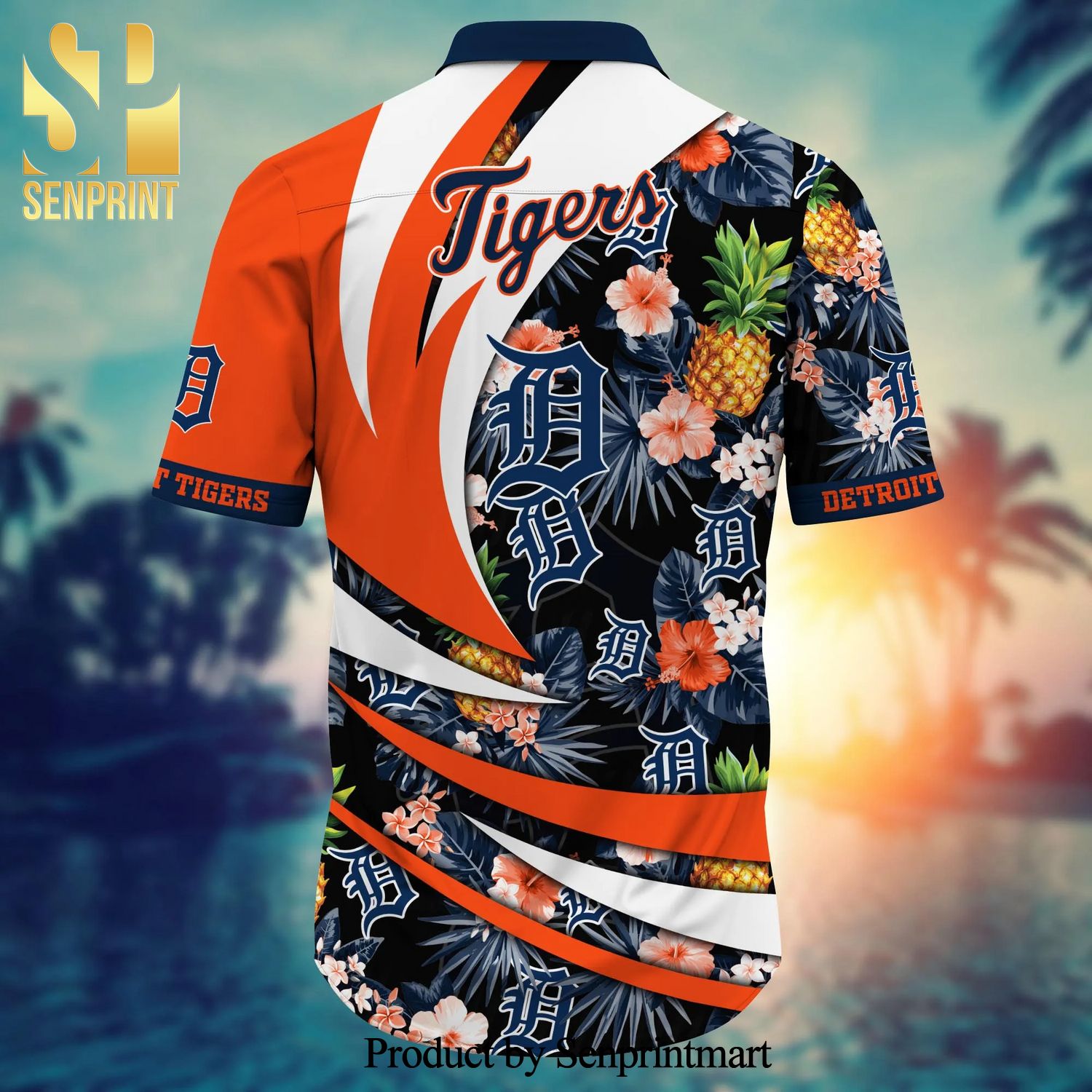 Detroit Tigers MLB For Sports Fan Pattern Hawaiian Beach Shirt -  Senprintmart Store