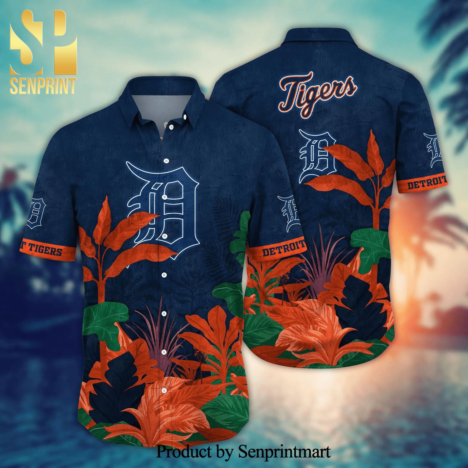 Personalized Detroit Tigers Full Printing Baseball Jersey - Senprintmart  Store
