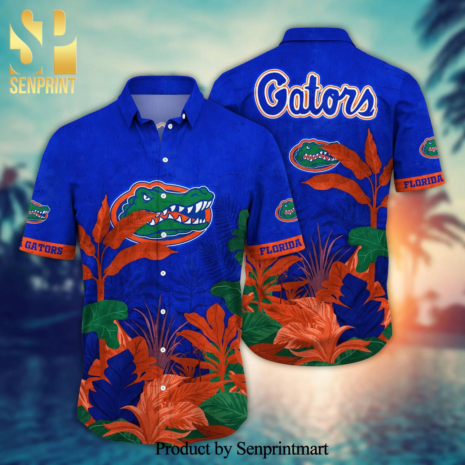 Florida Gators NCAA For Sports Fan 3D Flower Hawaiian Style Shirt