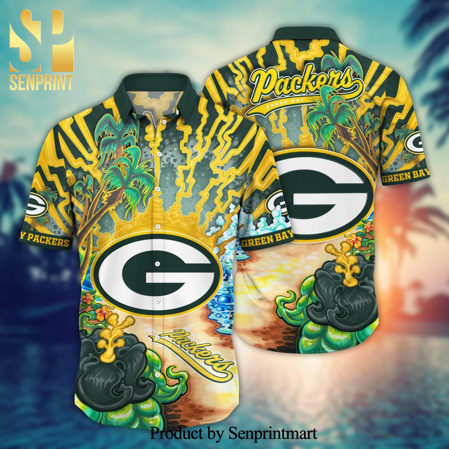 Green Bay Packers NFL For Sports Fan 3D Printed Hawaiian Shirt