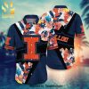 Illinois Fighting Illini NCAA For Sports Fan 3D Printed Hawaiian Style Shirt