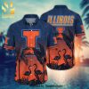 Illinois Fighting Illini NCAA For Sports Fan 3D Printed Hawaiian Style Shirt