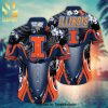 Illinois Fighting Illini NCAA Independence Day Pattern Hawaiian Shirt