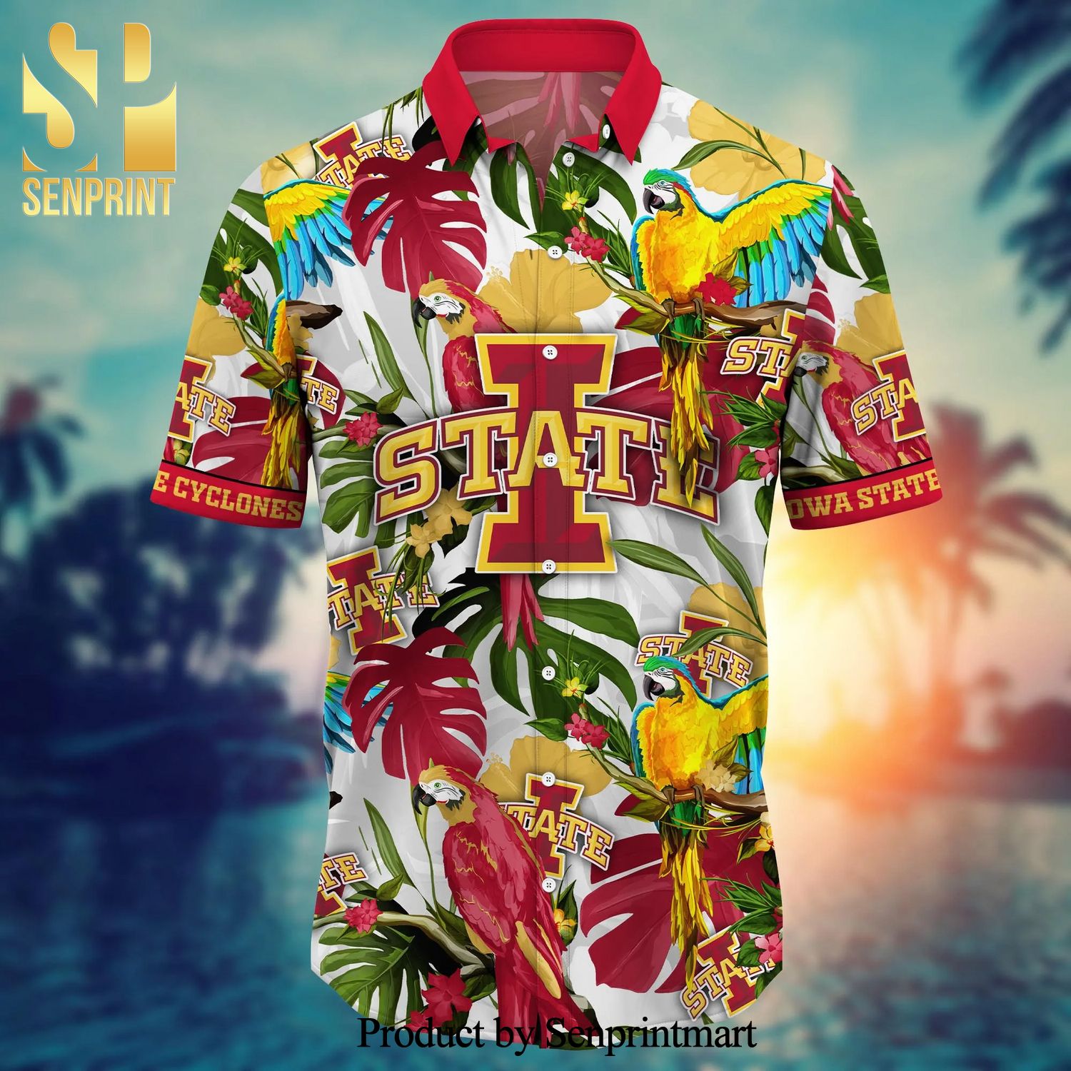 Iowa State Cyclones NCAA Sport Fans Tropical Hawaiian Shirt Summer