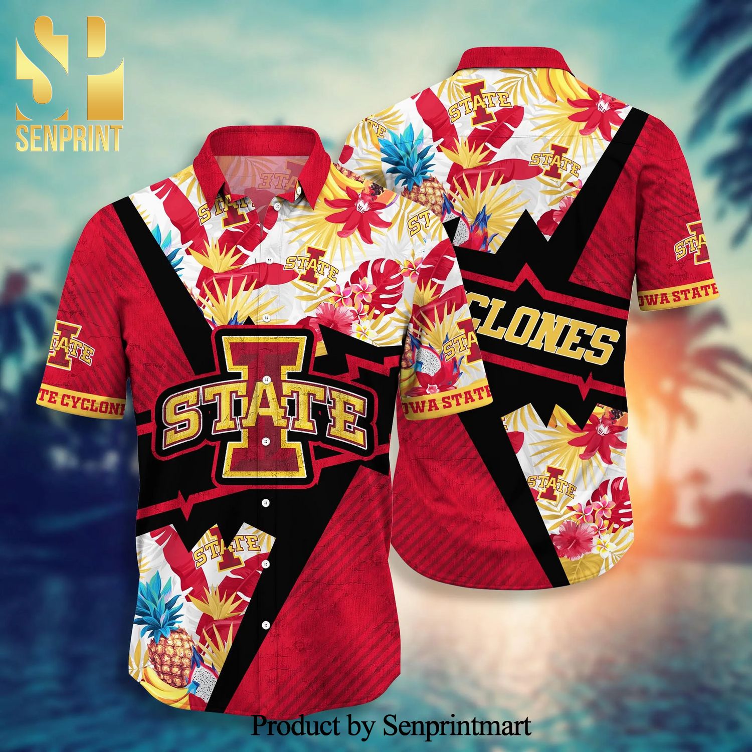 Iowa State Cyclones NCAA For Sports Fan Vacation Gift Hawaiian Shirt