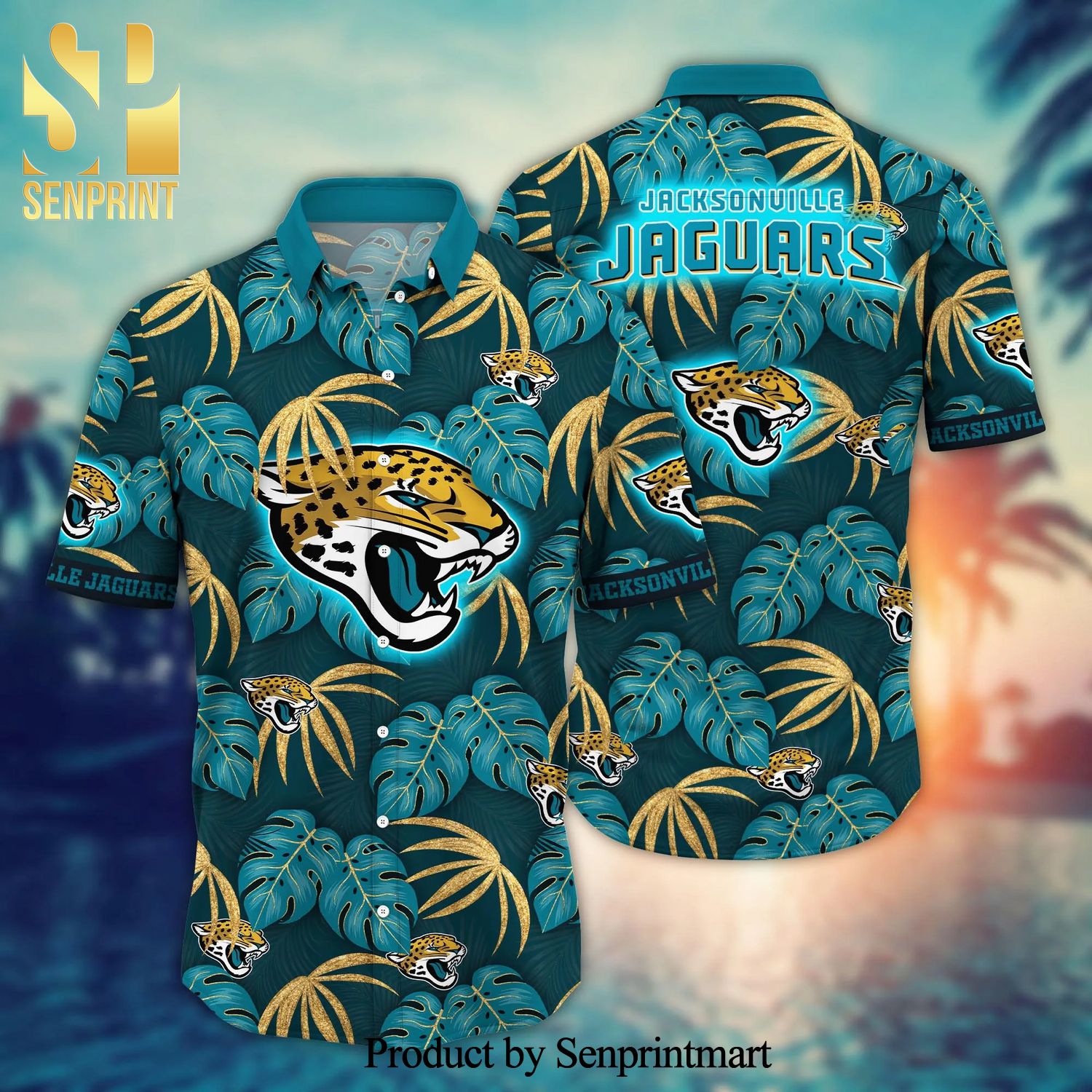 Jacksonville Jaguars NFL For Sports Fan 3D Printed Hawaiian Beach Shirt