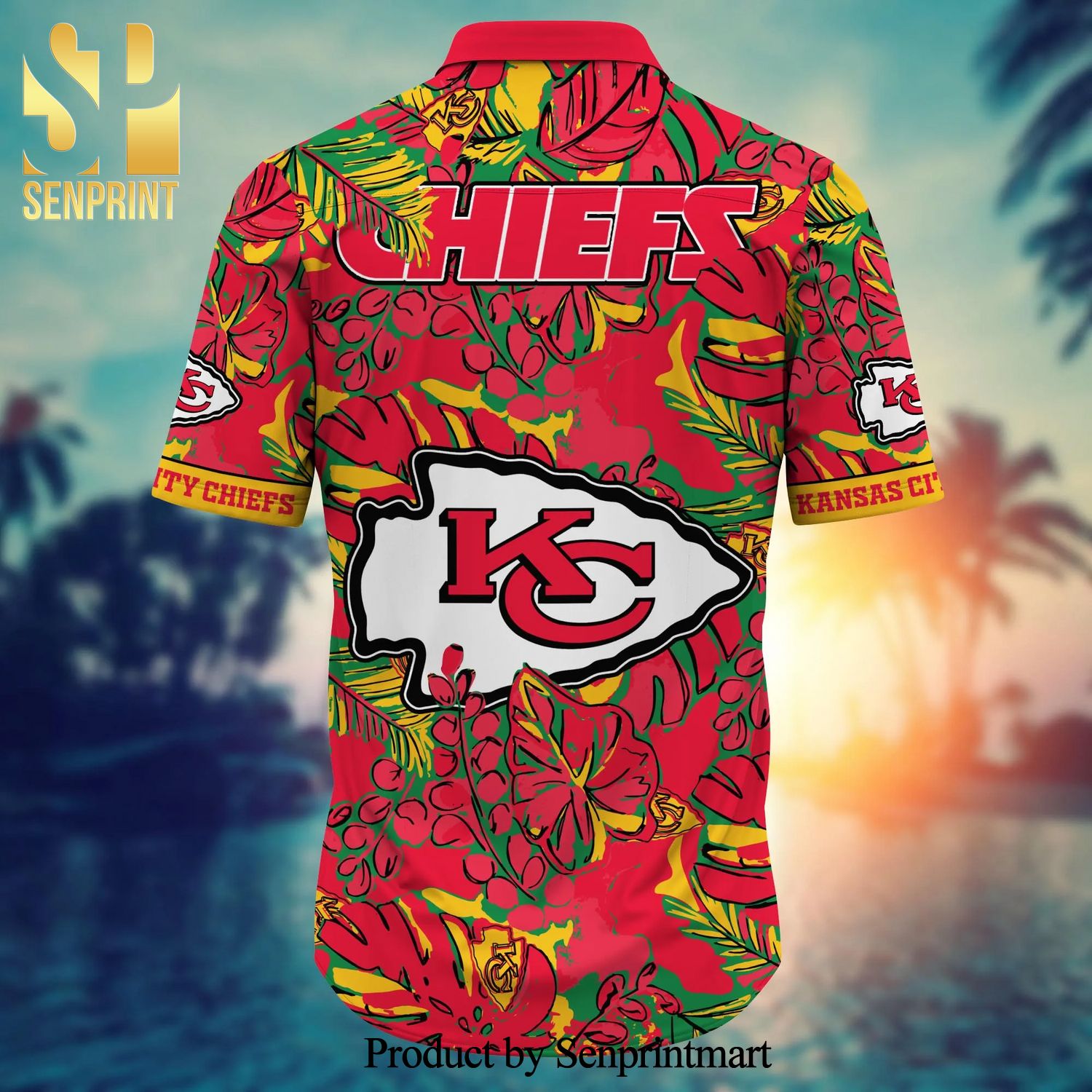 Kansas City Chiefs NFL For Sports Fan 3D Hawaiian Shirt