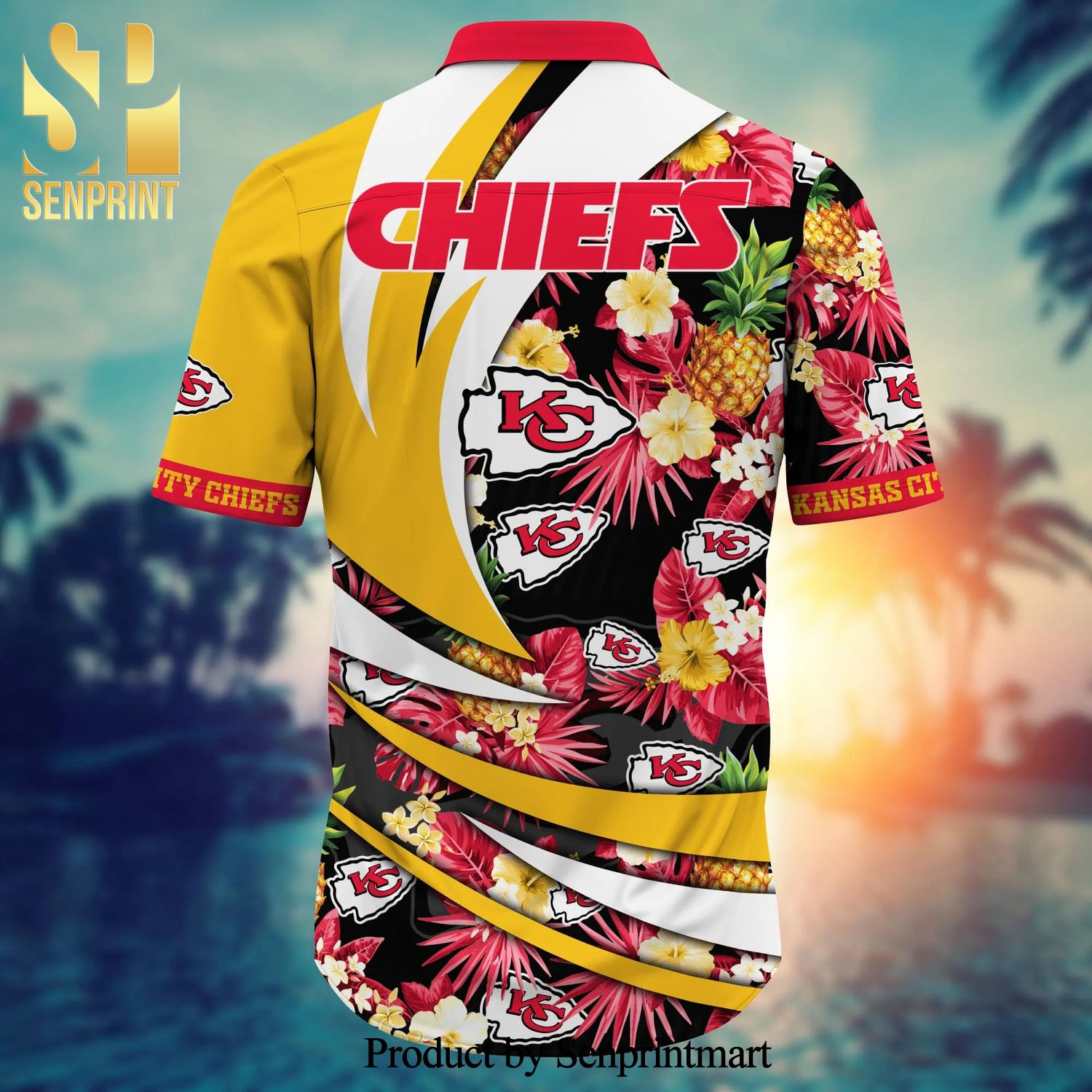 Kansas City Chiefs NFL For Sports Fan 3D Hawaiian Shirt