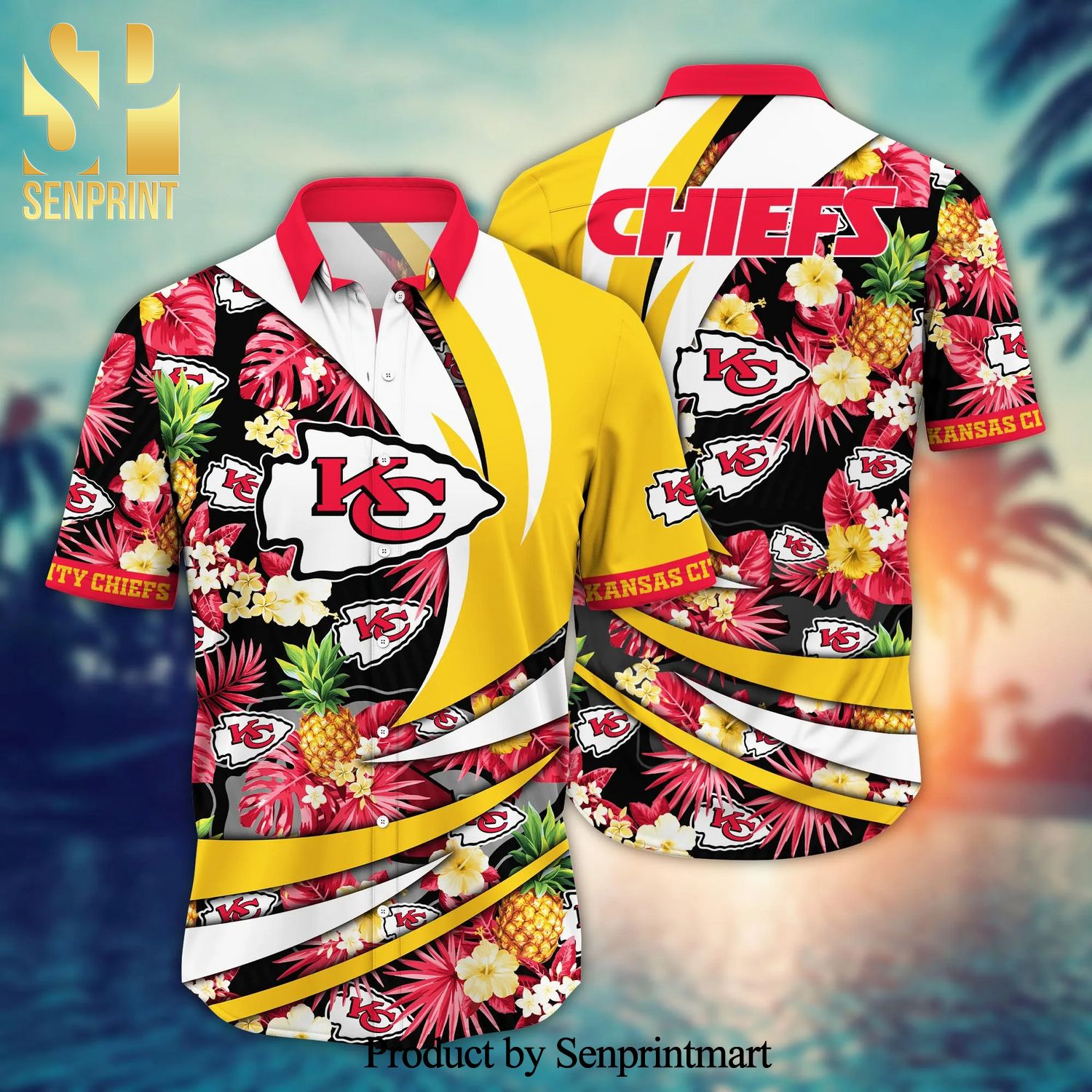 Kansas City Chiefs NFL For Sports Fan All Over Print Hawaiian Style Shirt
