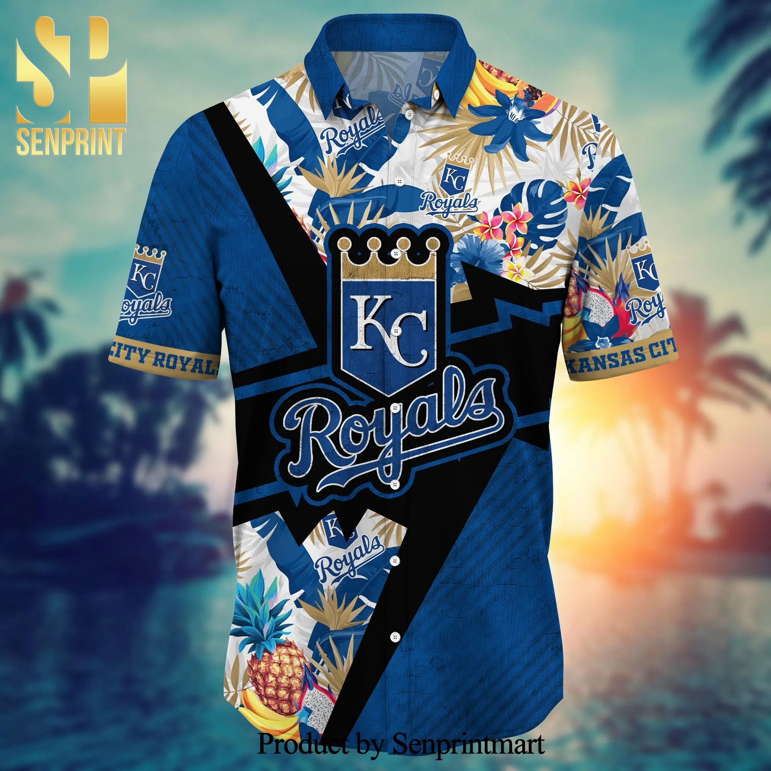Kansas City Royals MLB Custom Name Hawaiian Shirt For Men Women