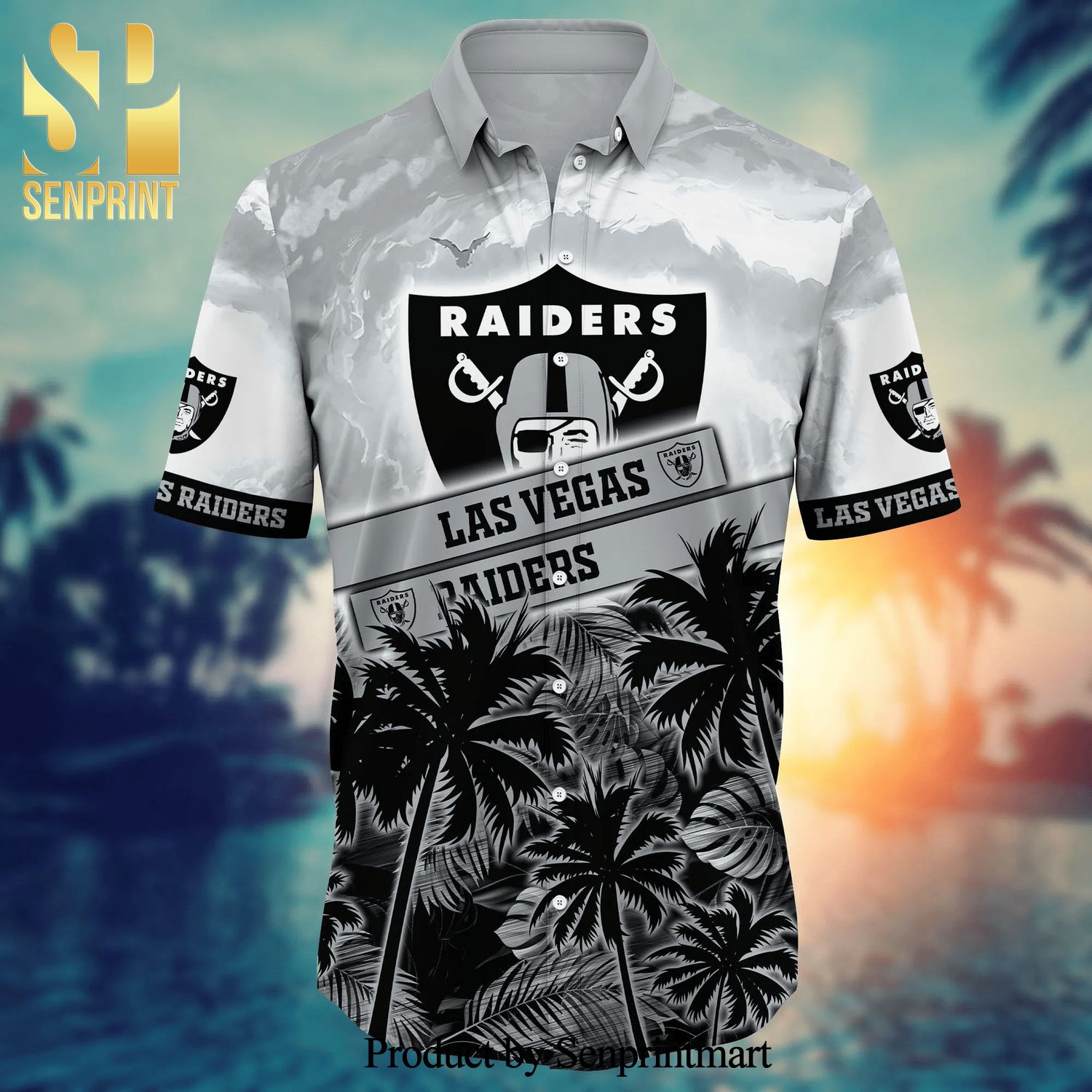 20% OFF Oakland Raiders Hawaiian Shirt Tropical Flower Short Sleeve – 4 Fan  Shop