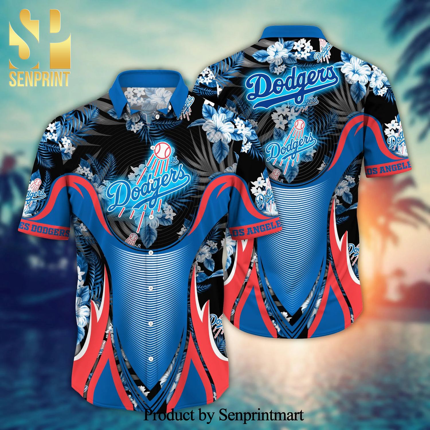 Los Angeles Dodgers MLB For Sports Fan Vacation Gift Hawaiian Style Shirt