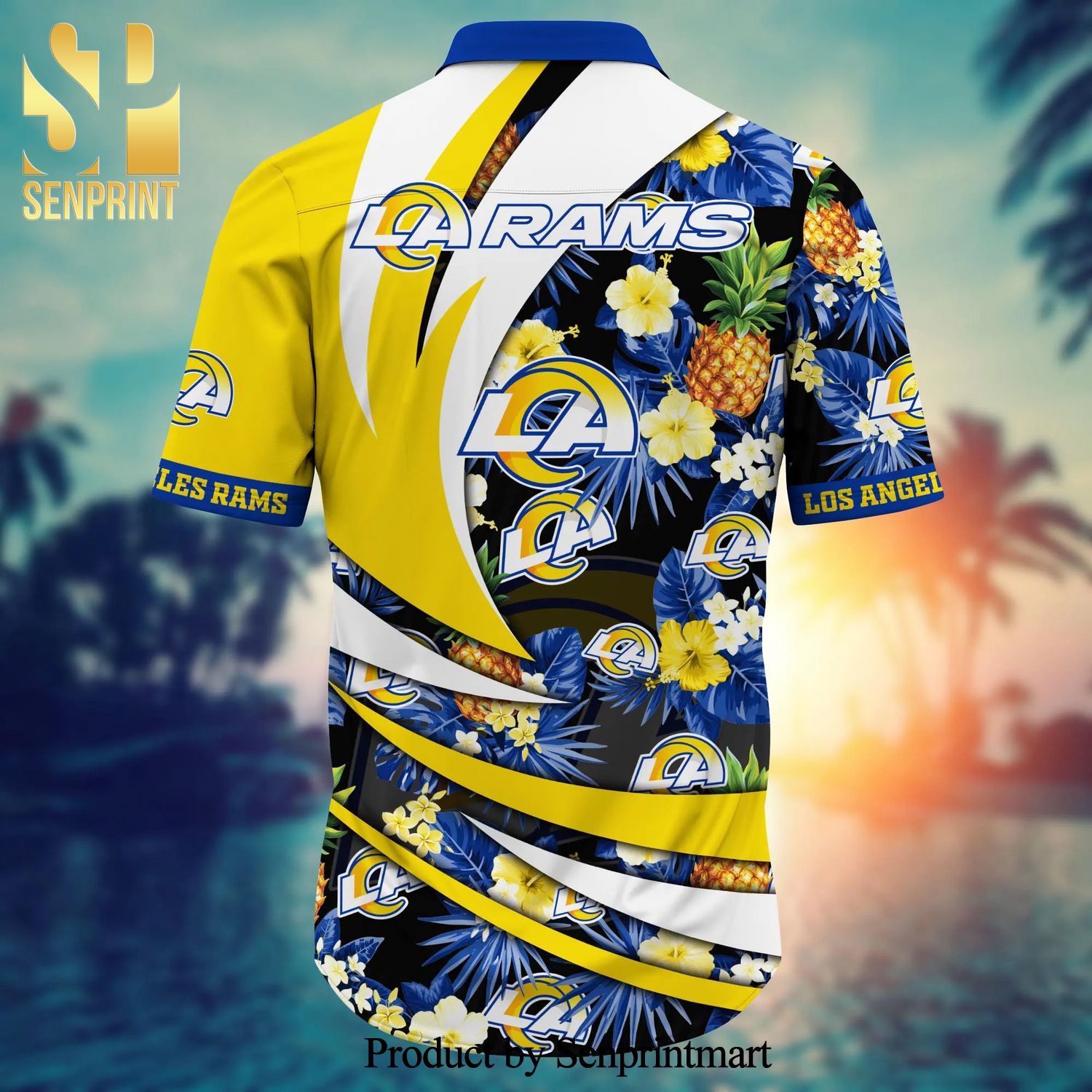 BEST NFL Los Angeles Rams Team Beach Shirt For Sports Rams Fans Hawaiian  Shirt Hot Trend